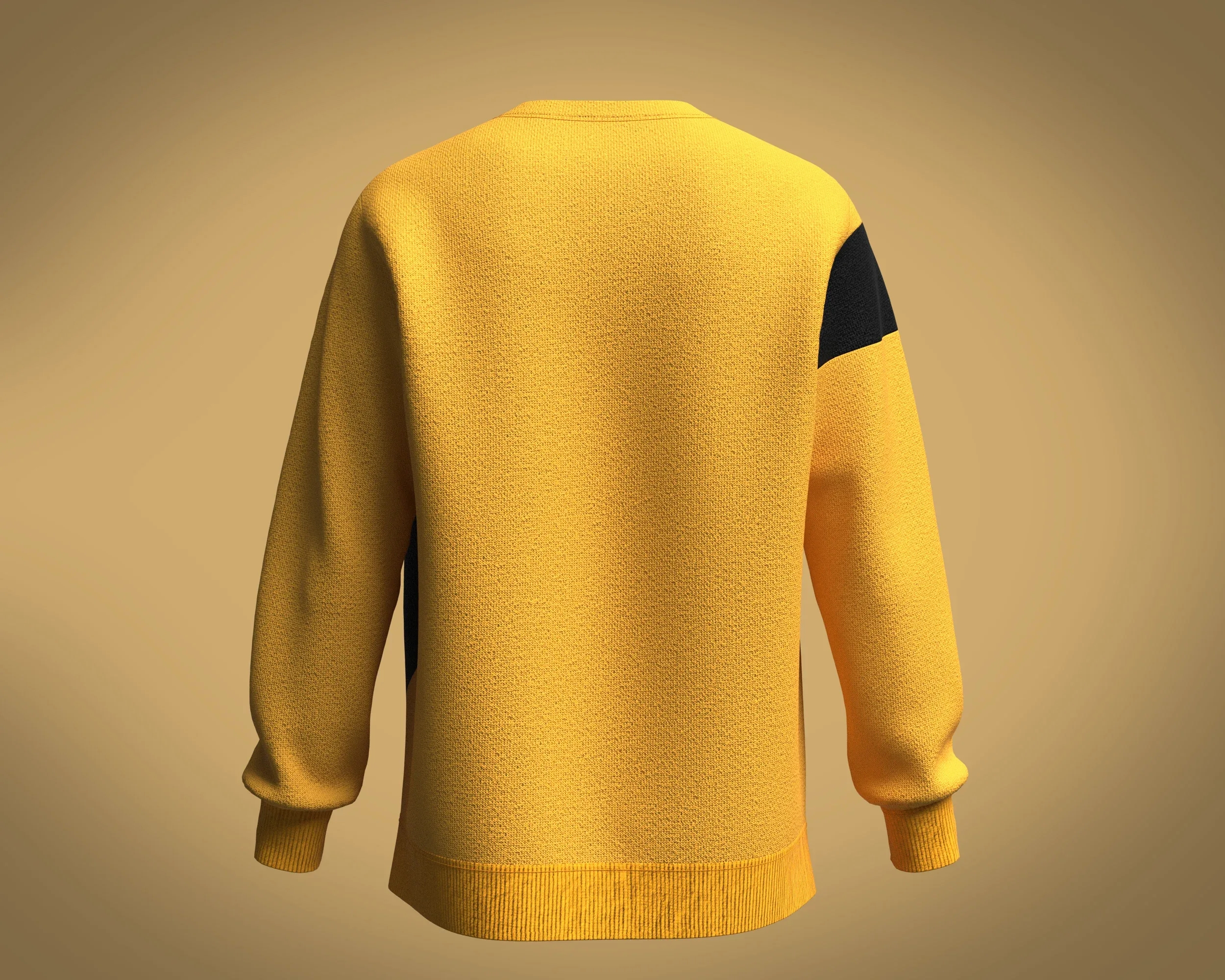 Mens Orange Sweatshirt | Marvelous / Clo3d / obj / fbx