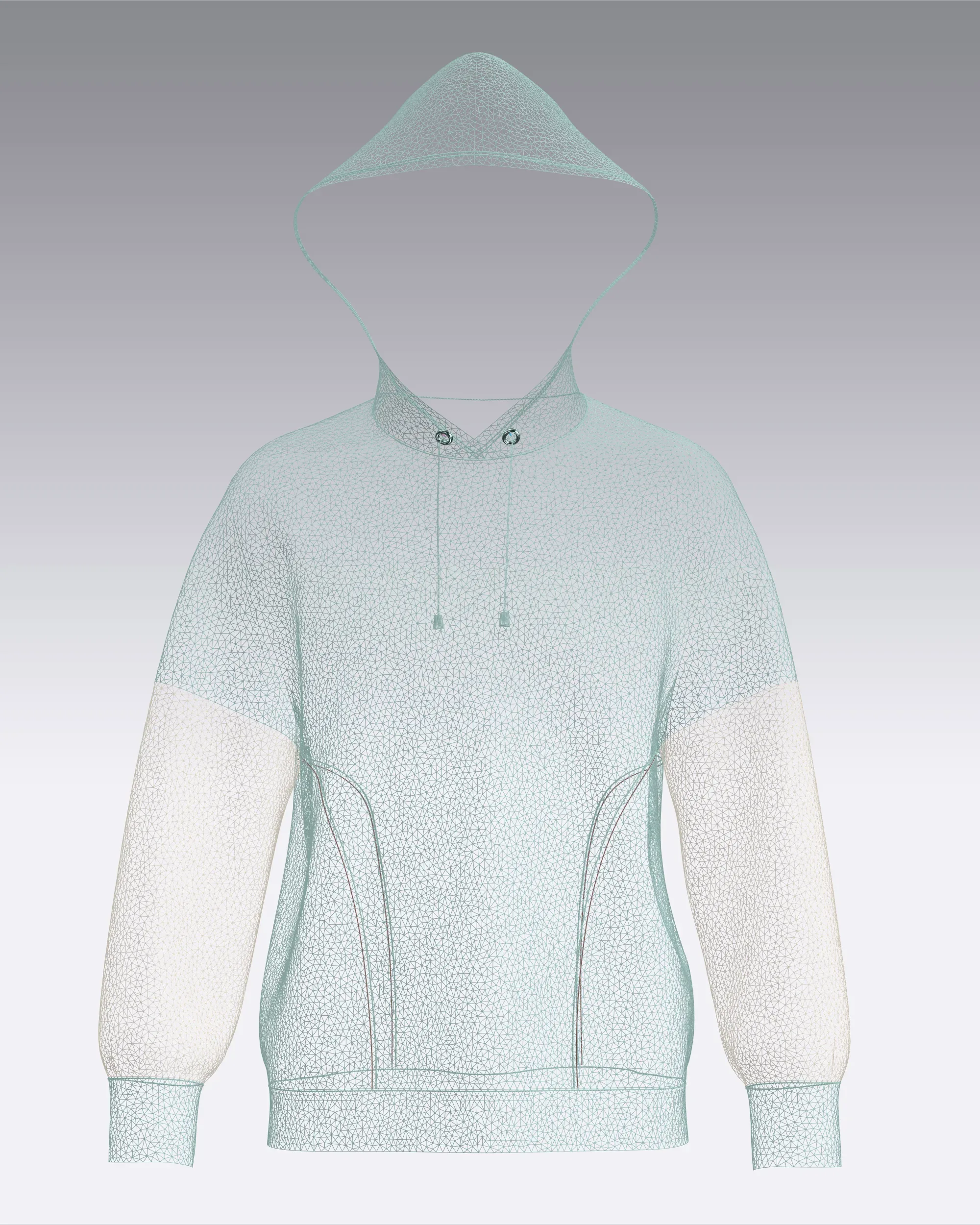 Mens Two color Hoodie | Marvelous / Clo3d / obj / fbx