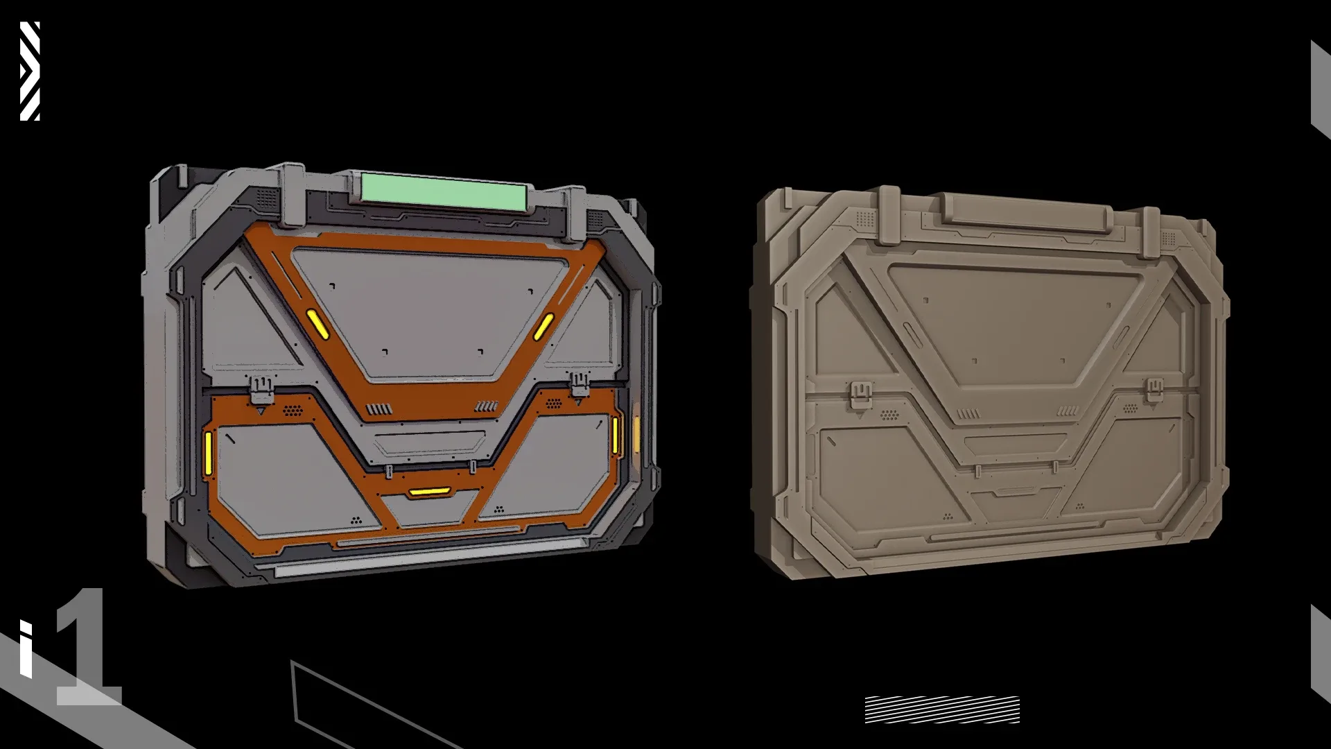 8- Sci-Fi Door 3d model_vol.5