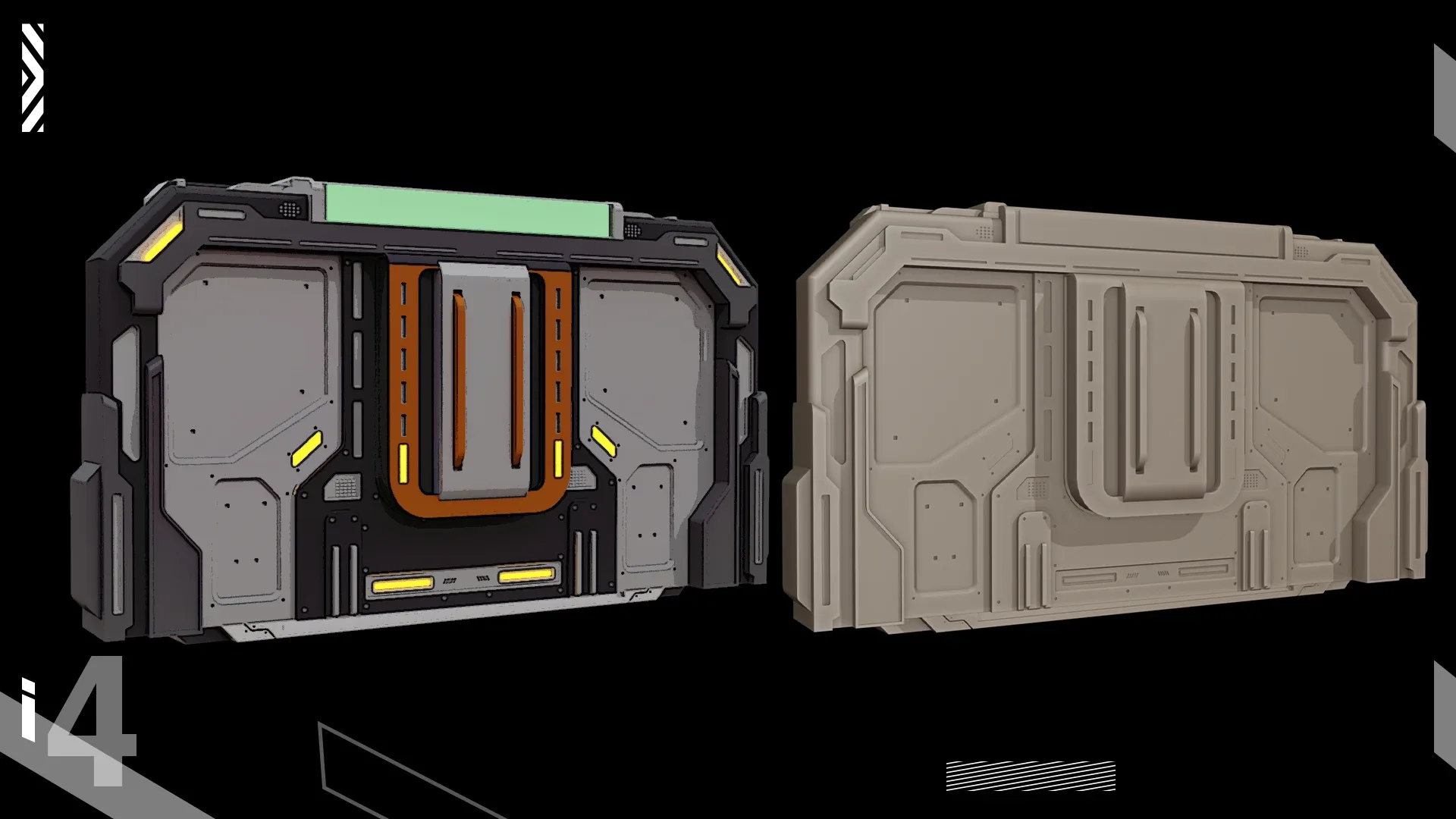 8- Sci-Fi Door 3d model_vol.5
