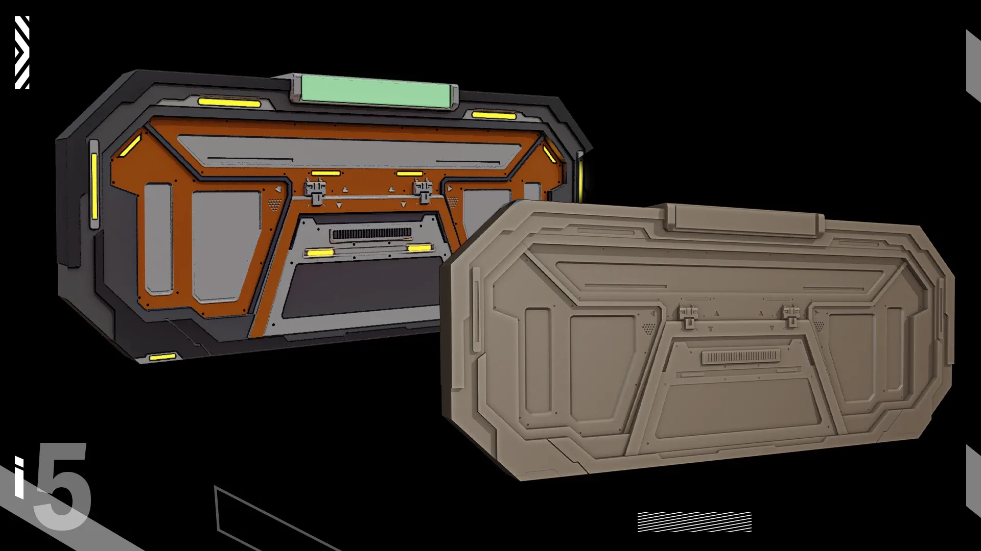 8- Sci-Fi Door 3d model_vol.5