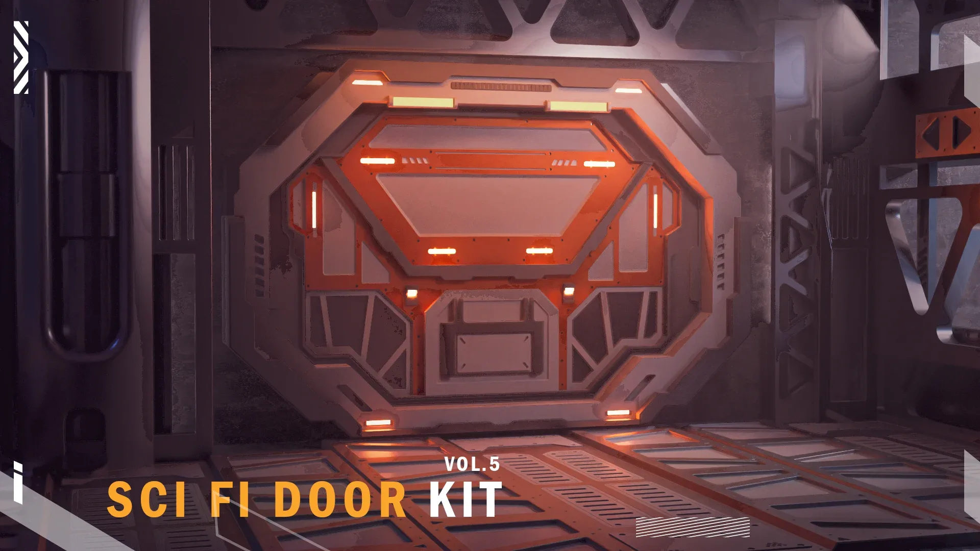 8- Sci-Fi Door 3d model_vol.5