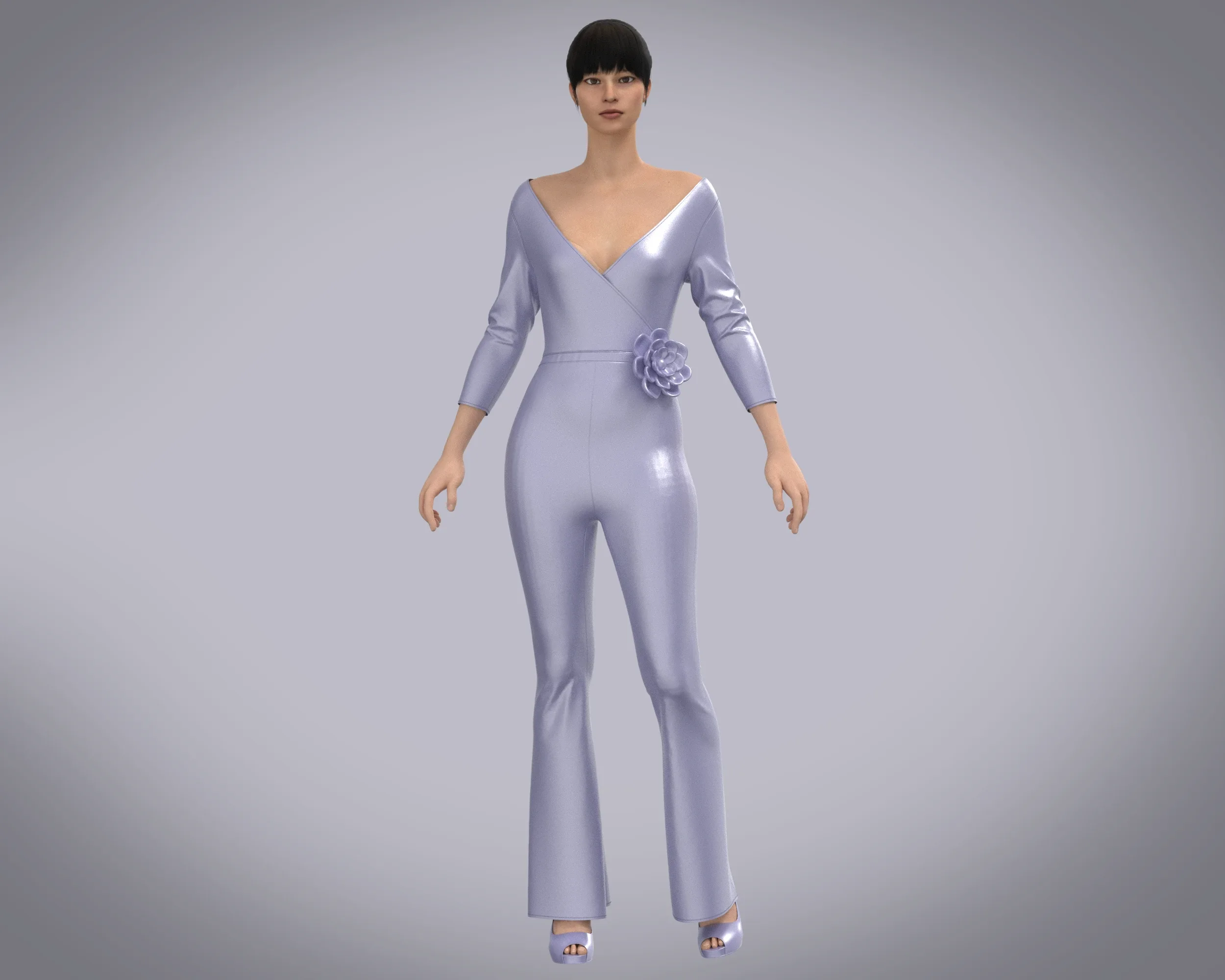 Girls Catsuit | Marvelous / Clo3d / obj / fbx