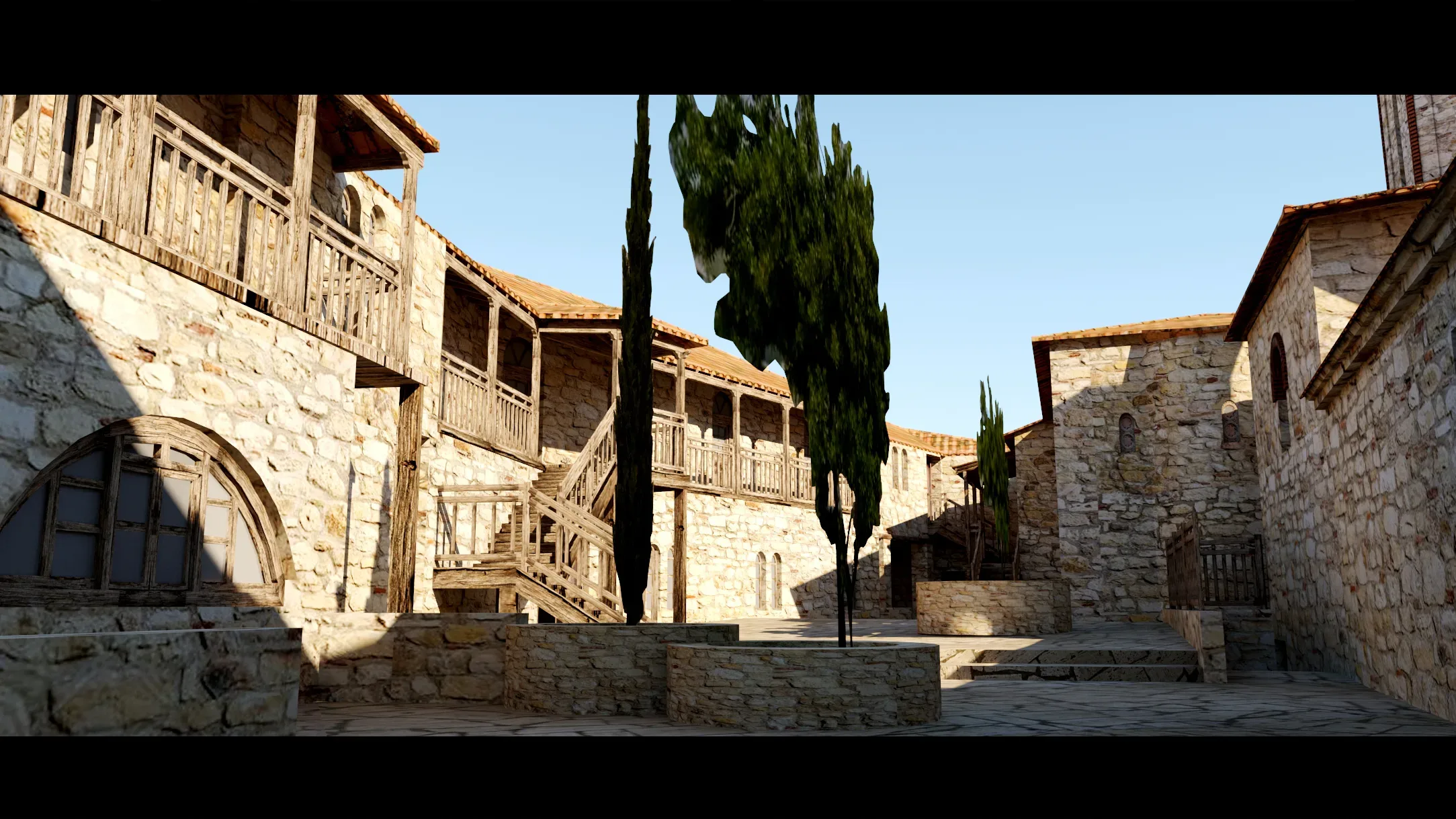 Monastery of Varlaam- 3d Model