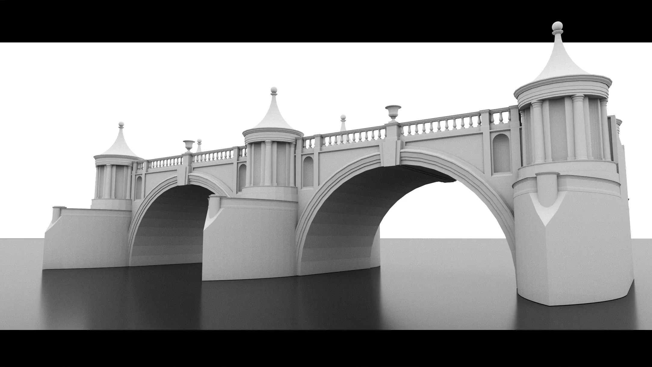 Old Bridge- 3d Model