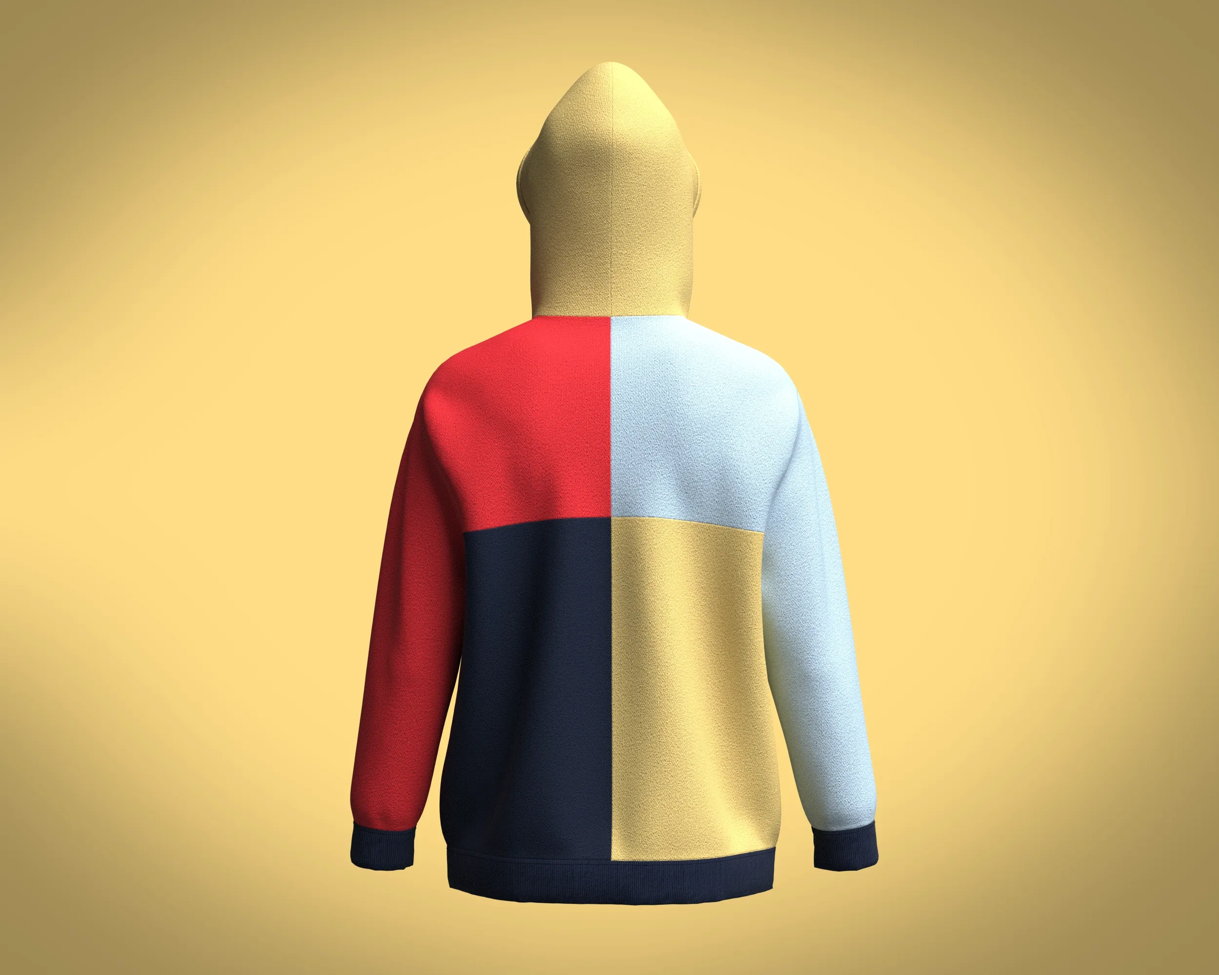 Hoodie Multi-Color | Marvelous / Clo3d / obj / fbx