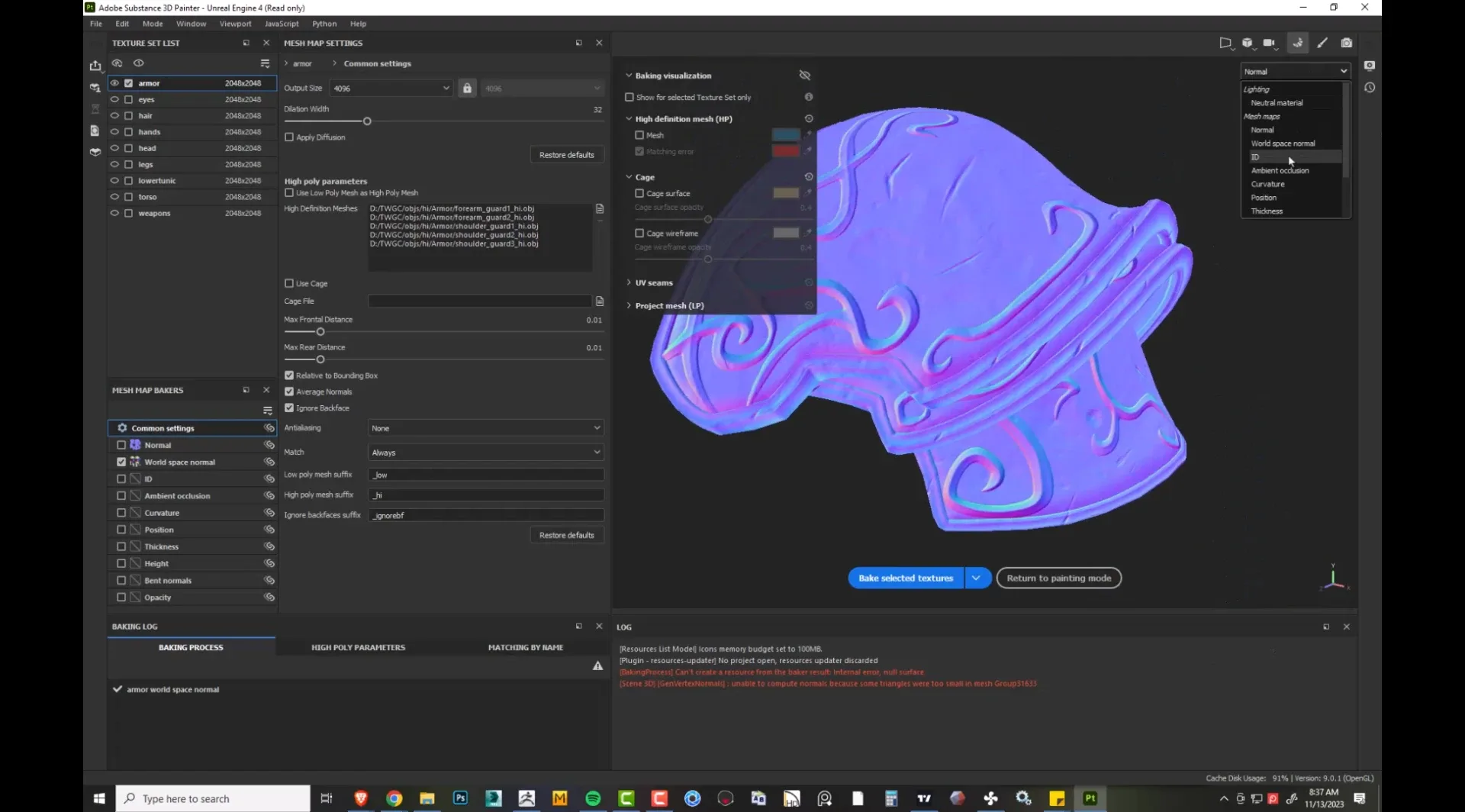 Technical Workflow for AAA Game Characters - Vol 3 : Baking Mesh Maps