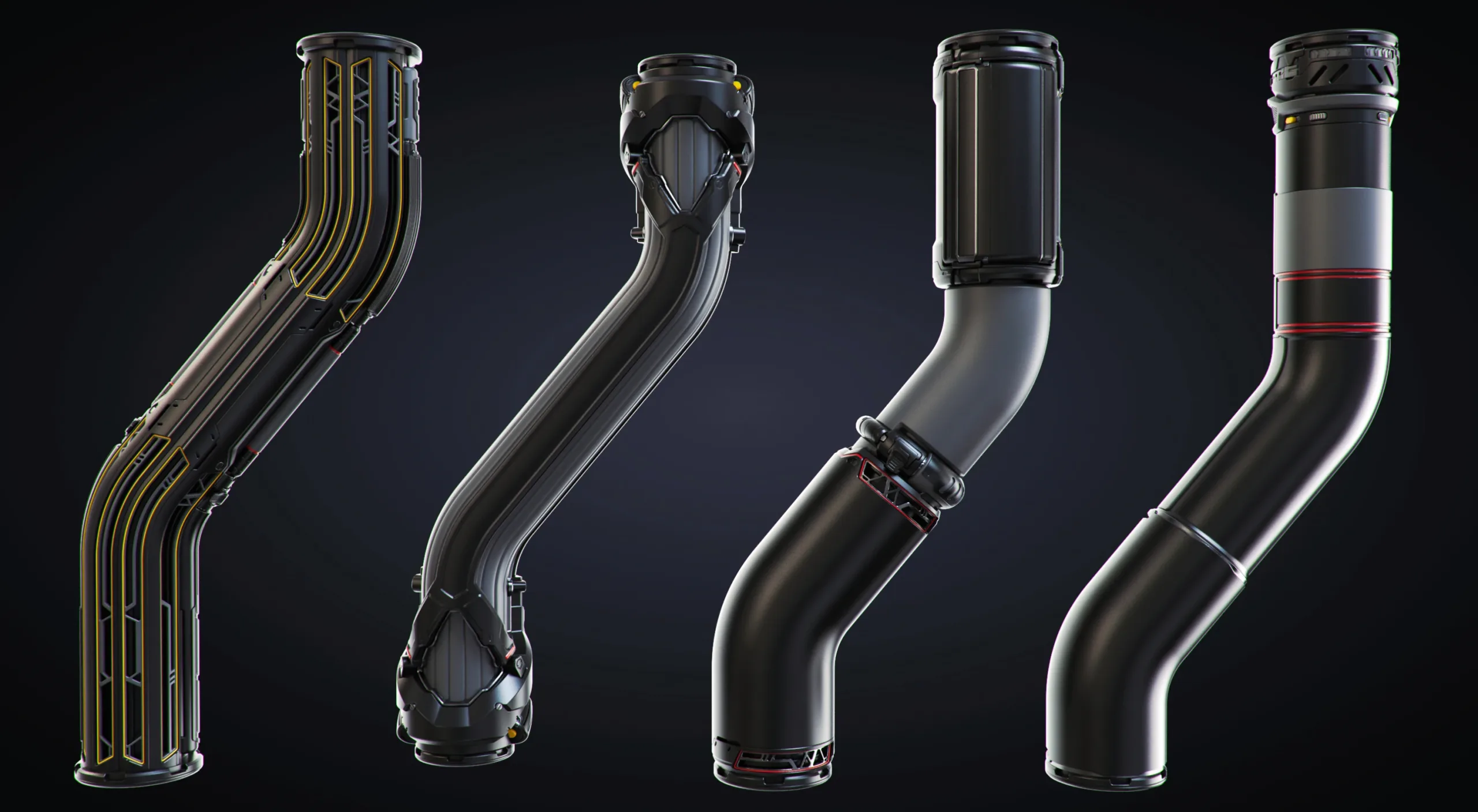 SciFi Pipes set