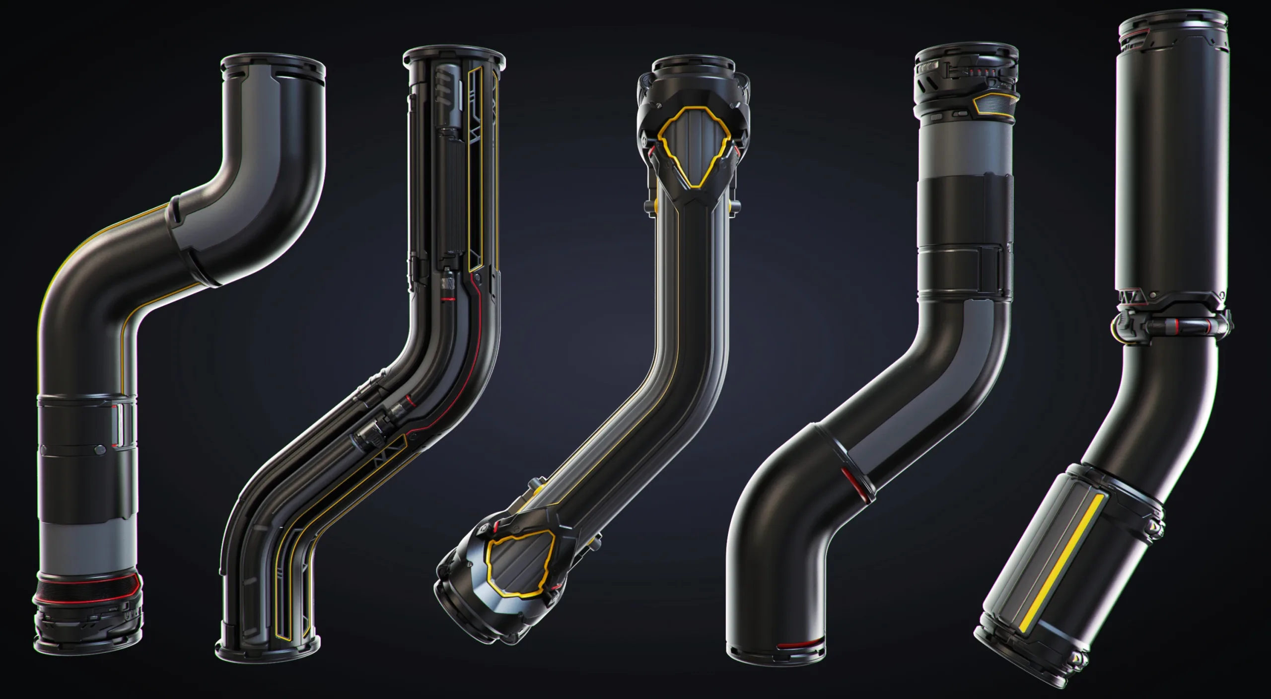 SciFi Pipes set