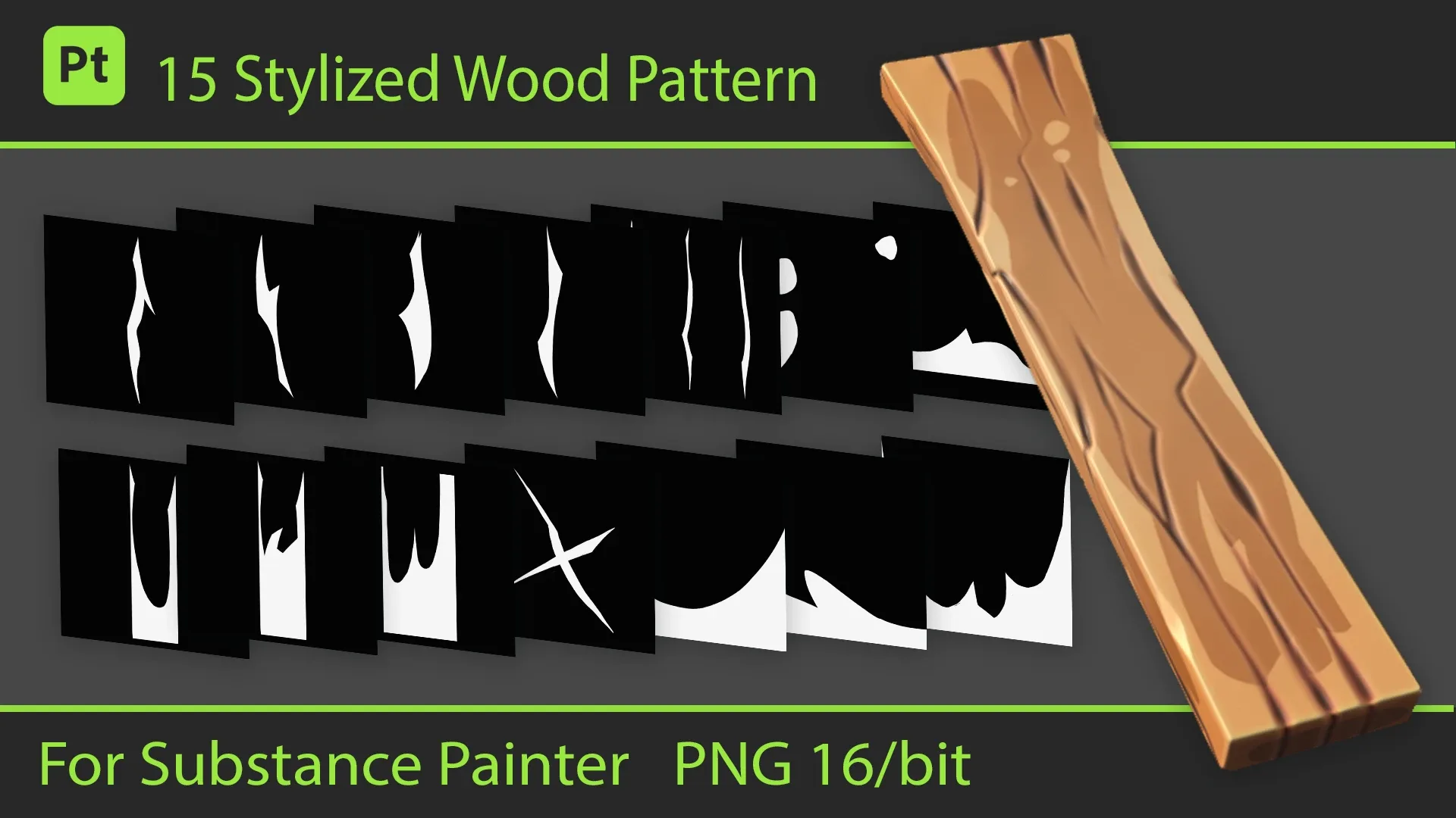 Stylized Wood Pattern