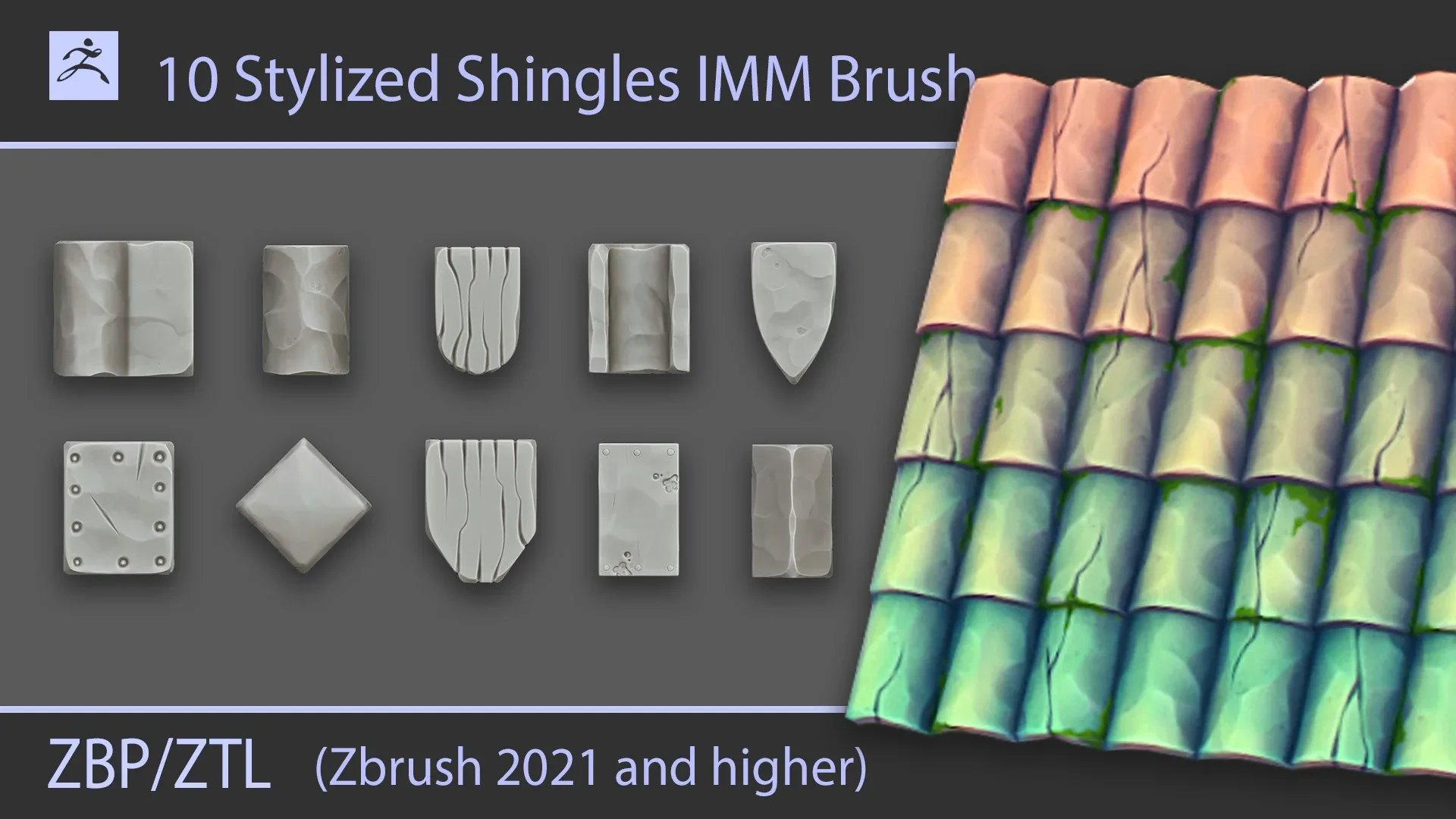 Stylized Shingles IMM Brush