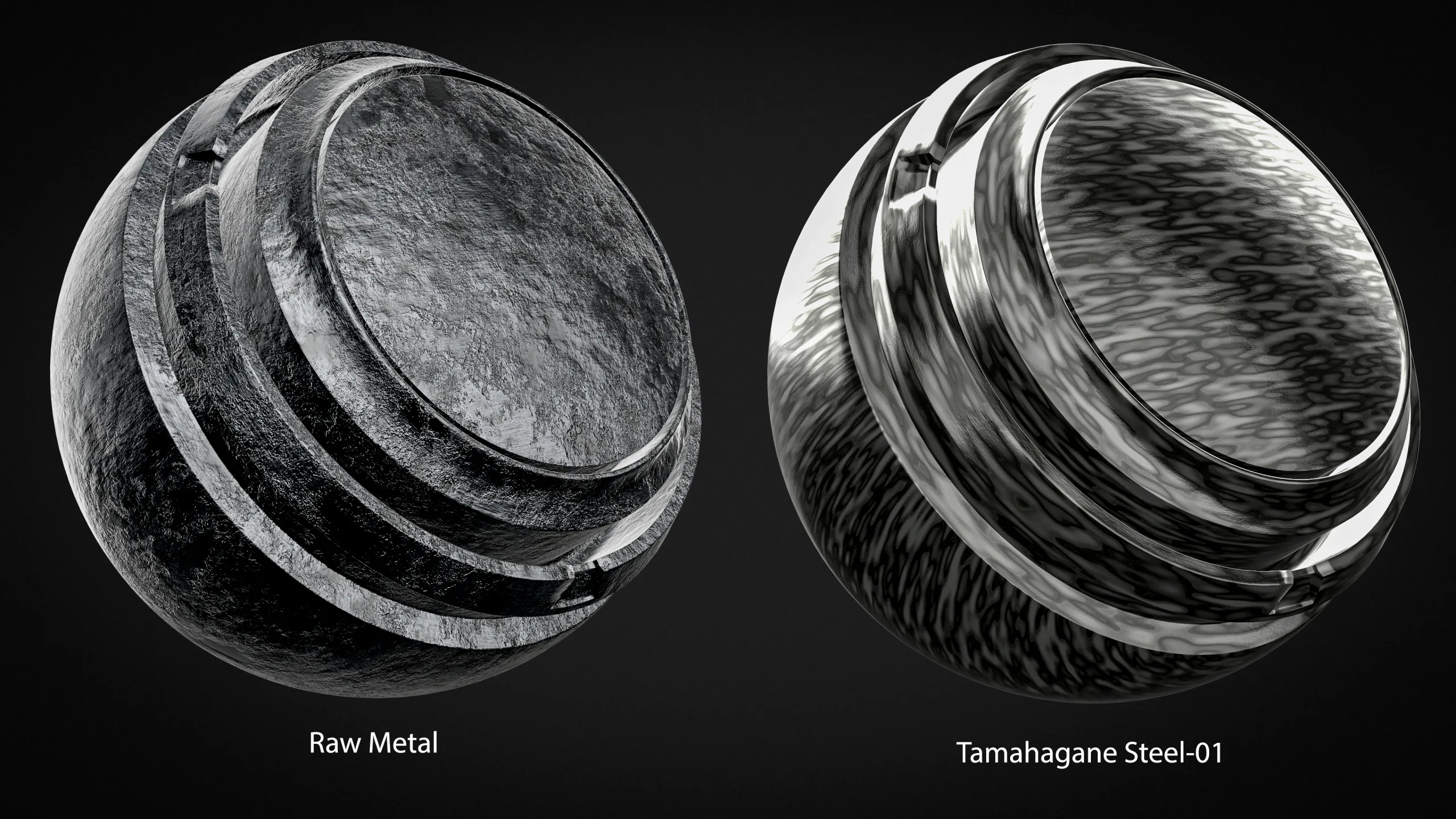 Ancient Steel Smart Material for Substance Painter