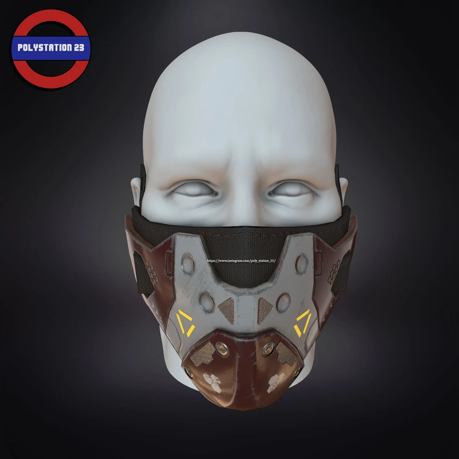 Sci-Fi Face Mask V1 game ready