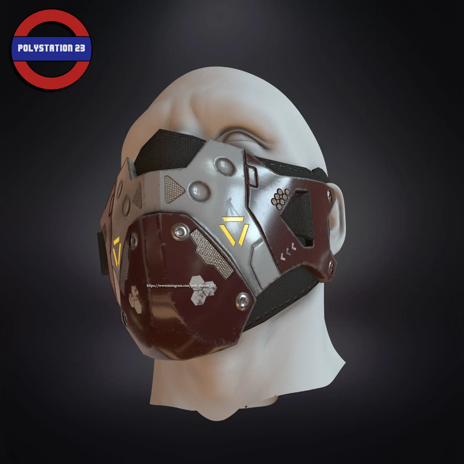 Sci-Fi Face Mask V1 game ready
