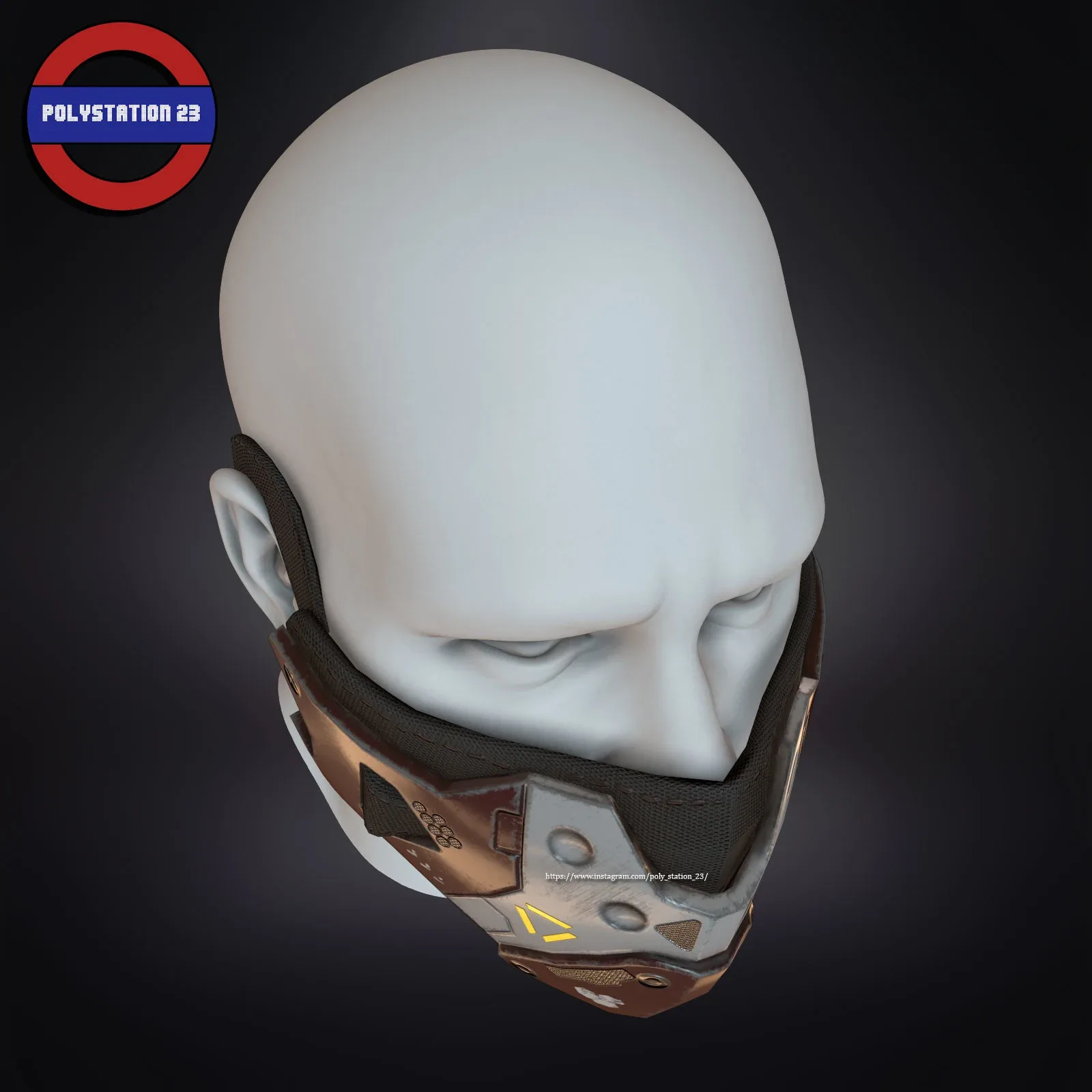 Sci-Fi Face Mask V1 game ready