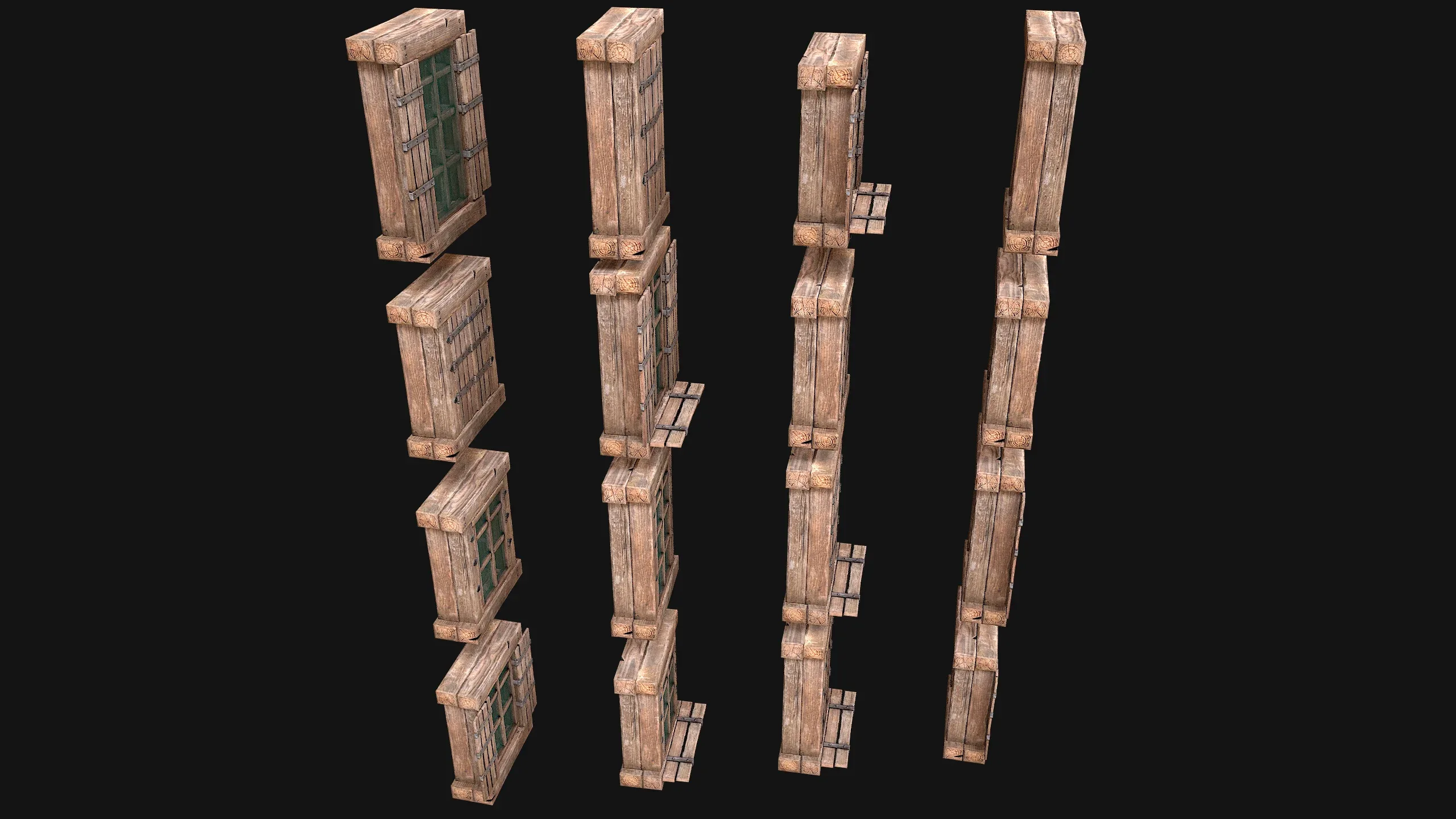 Medieval Windows Set