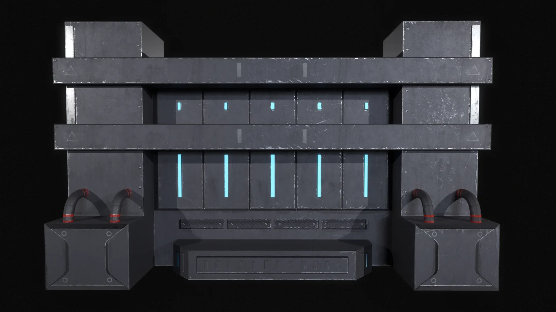 Sci-Fi Modular Wall Panels Pack