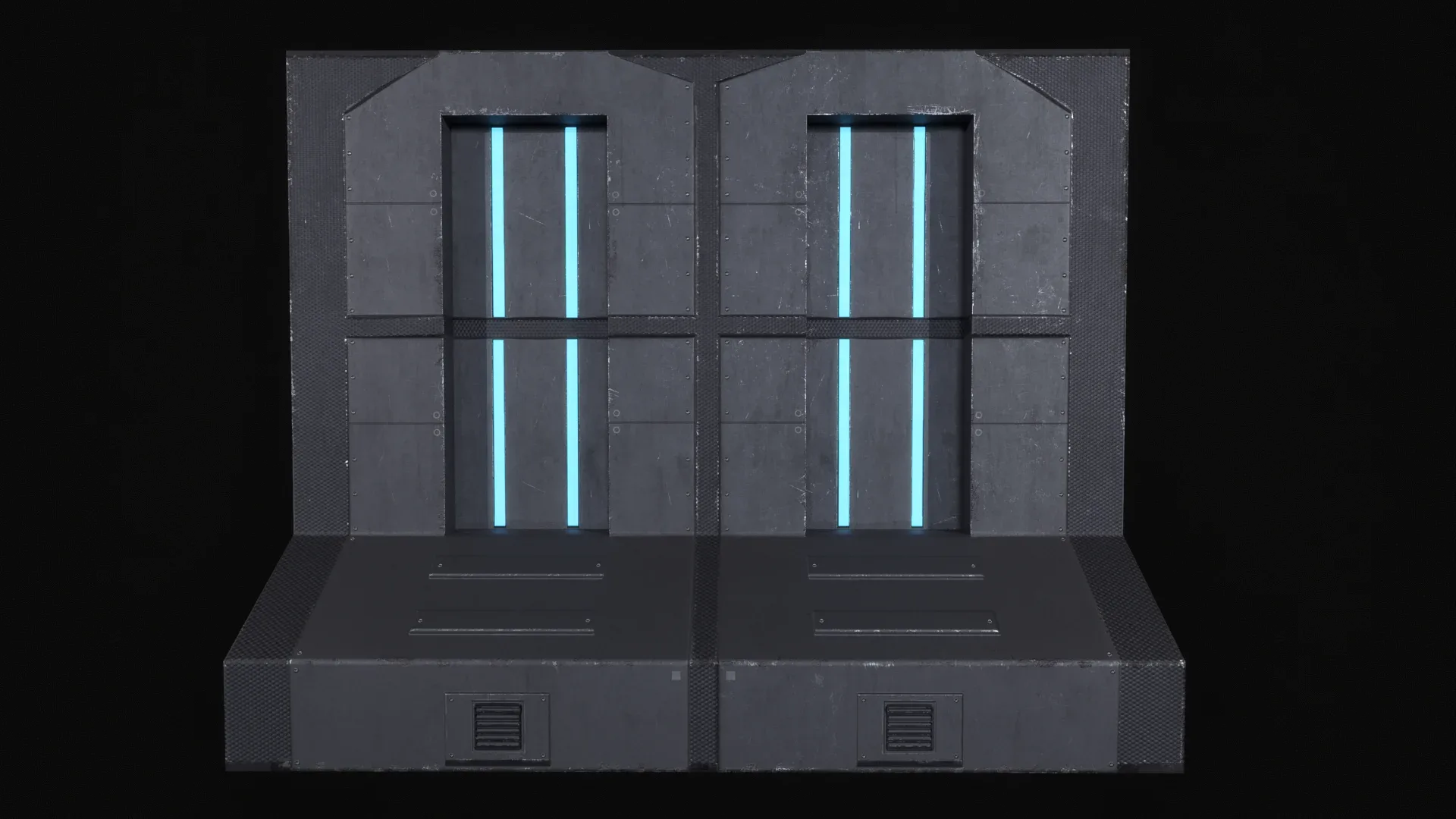 Sci-Fi Modular Wall Panels Pack