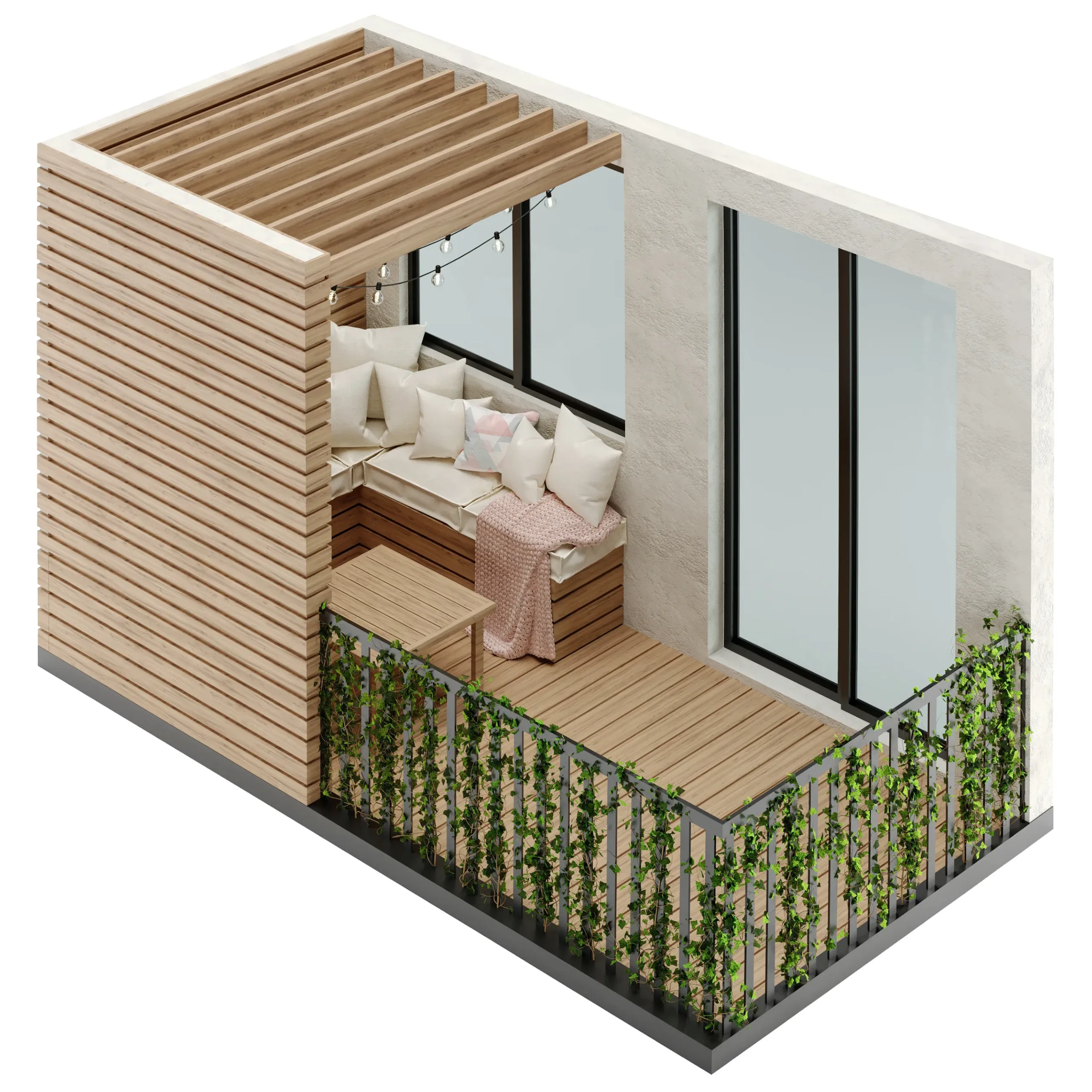 Scandinavian Balcony Set 01