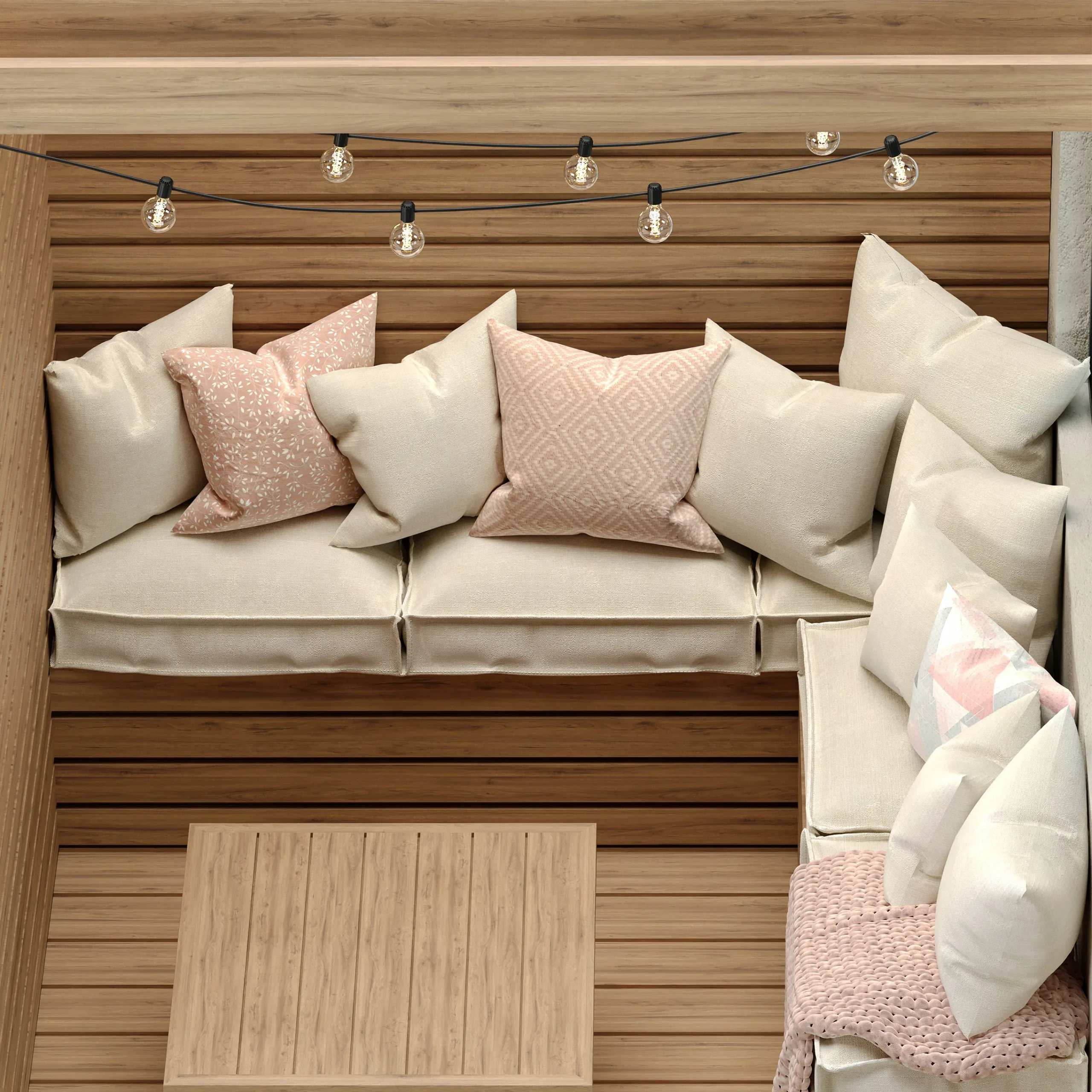 Scandinavian Balcony Set 01