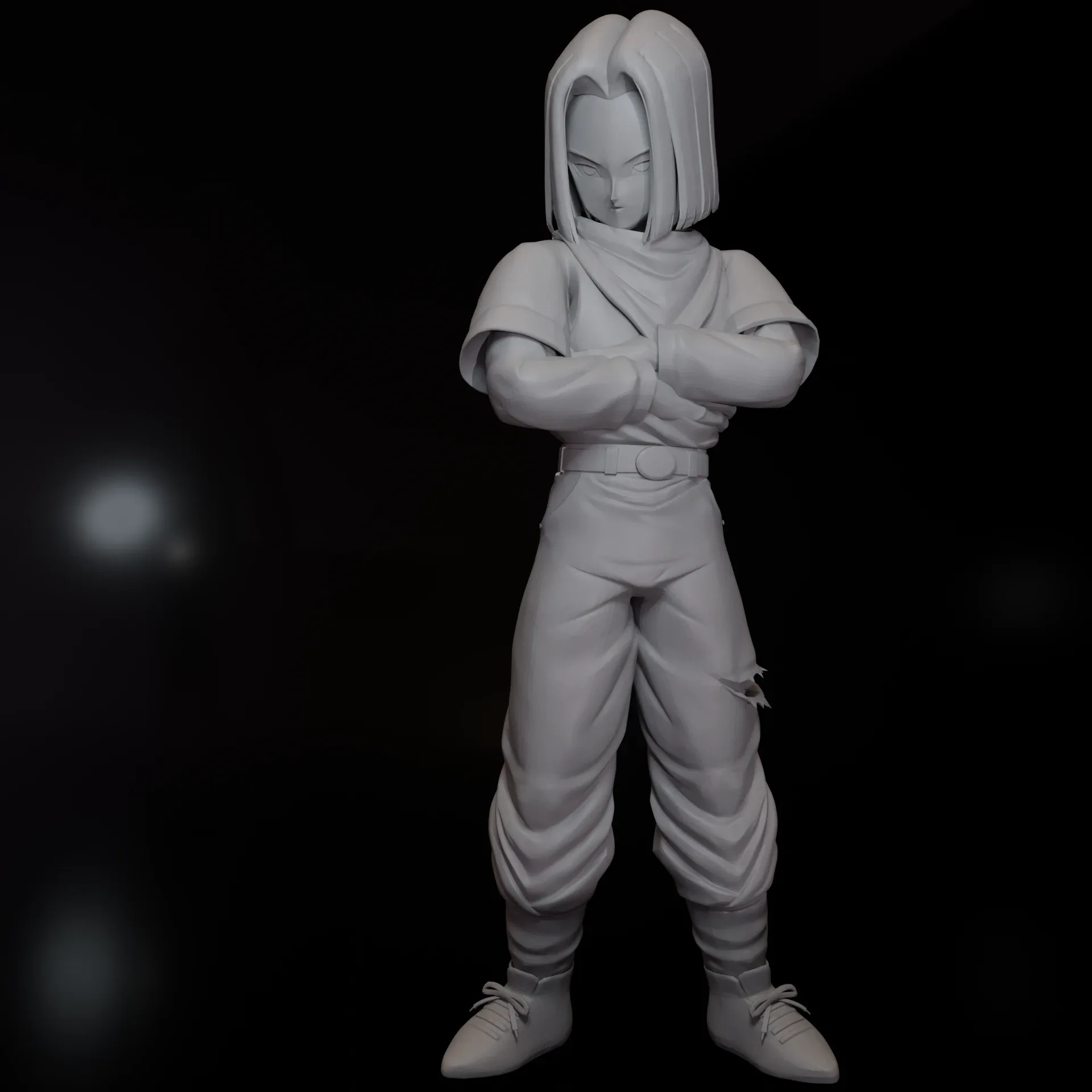 DRAGON BALL Z - ANDROID 17  (3DPrint Ready)