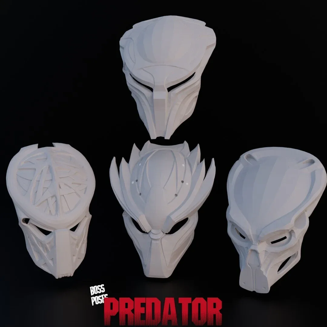 PREDATOR - Mask bundle  (COSPLAY (3DPrint READY)