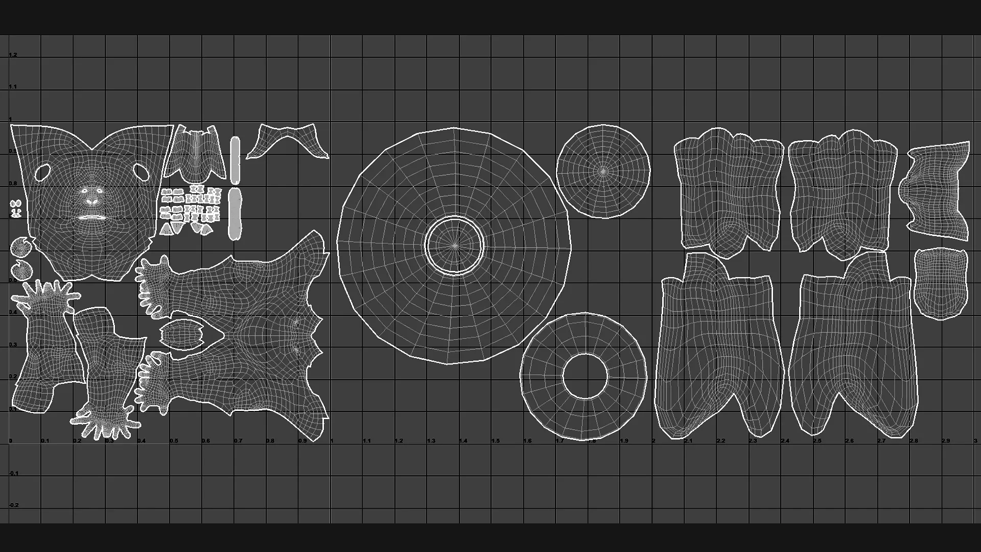 Orangutan - Topology + UV Map