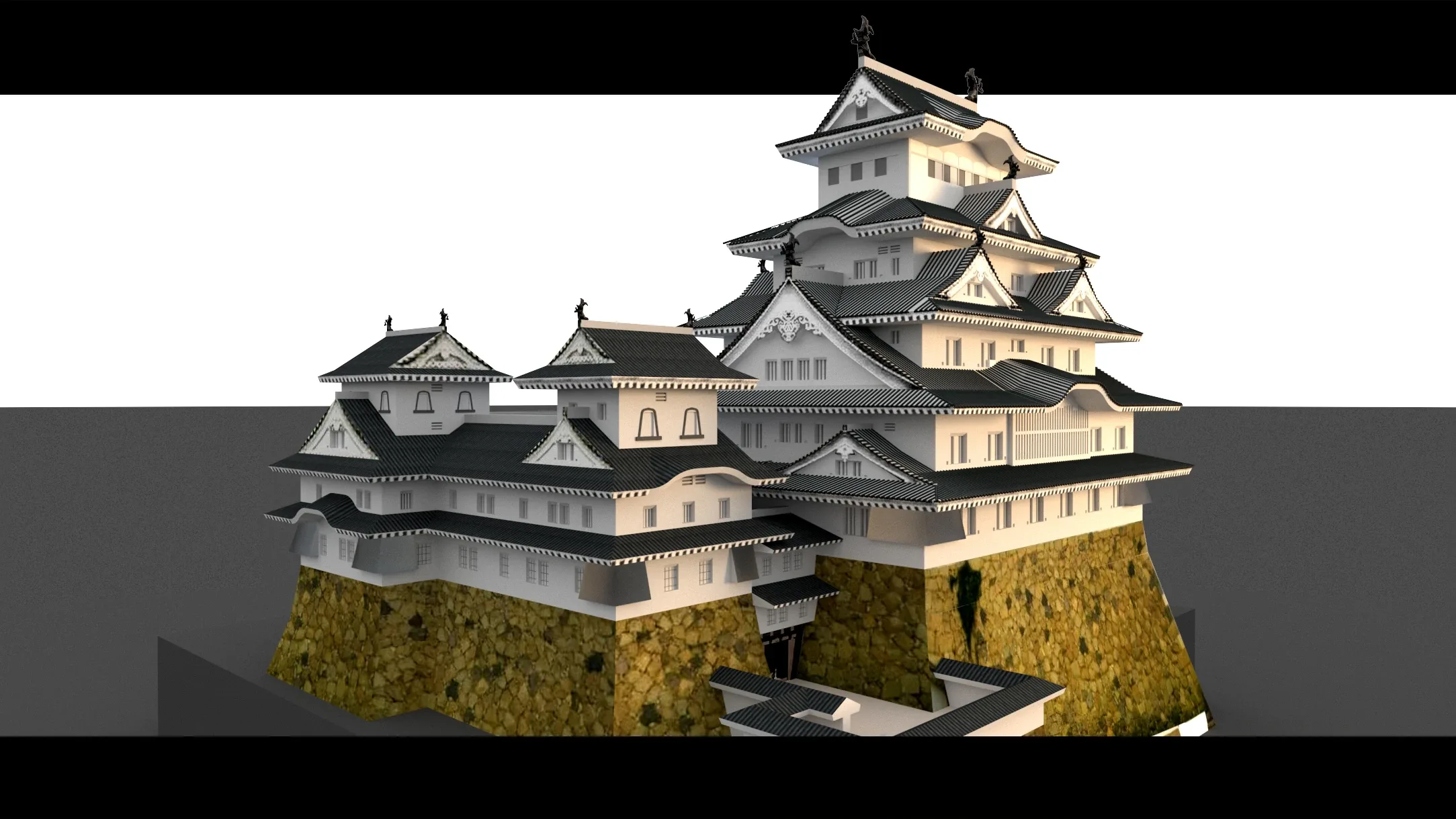 Himeji Castle- 3d Model