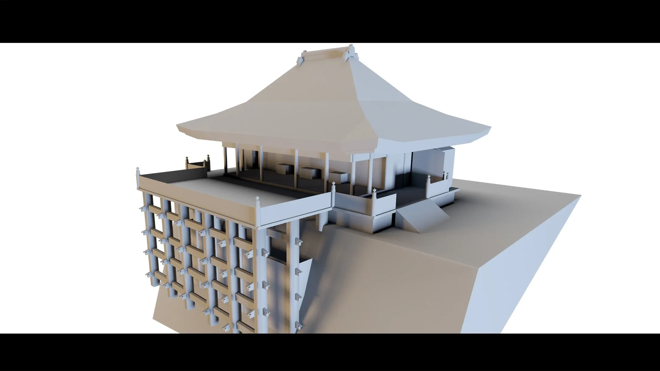 7 Japanese Buildings- Vol 02- 3d Model