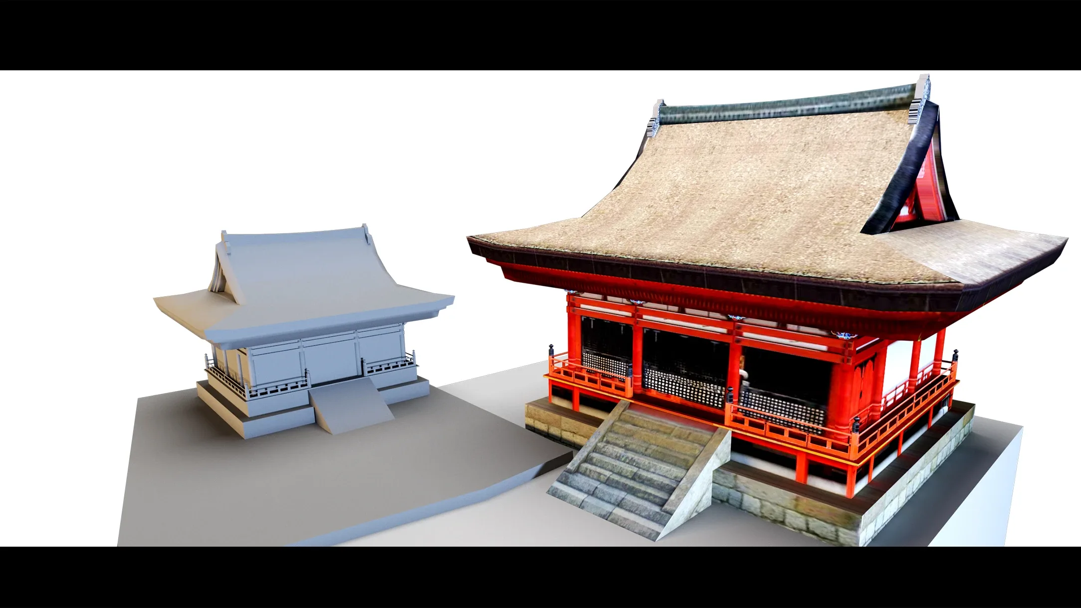 7 Japanese Buildings- Vol 02- 3d Model