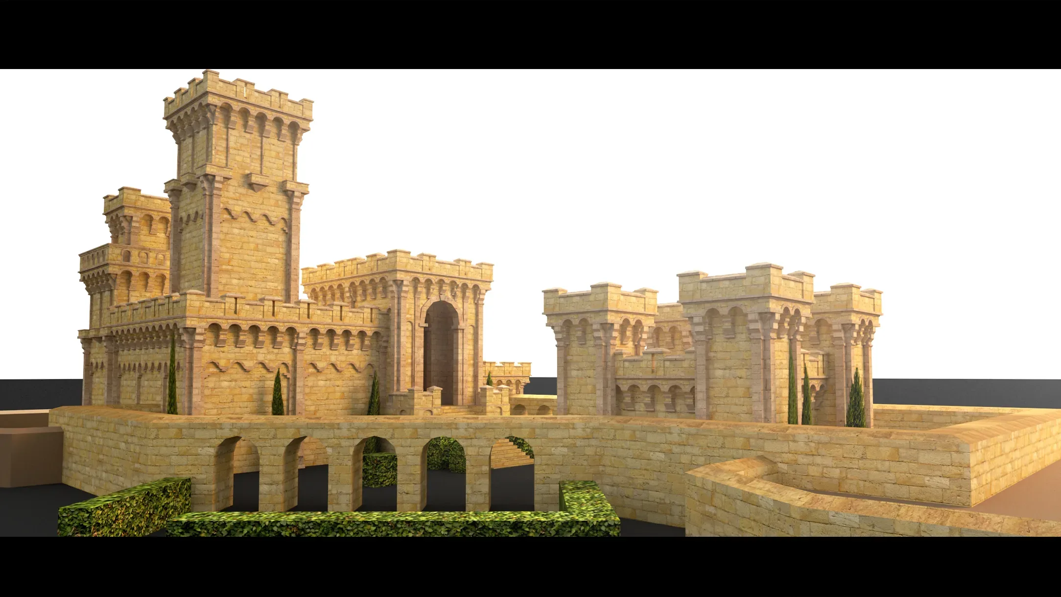 Old Castle- 3d Model