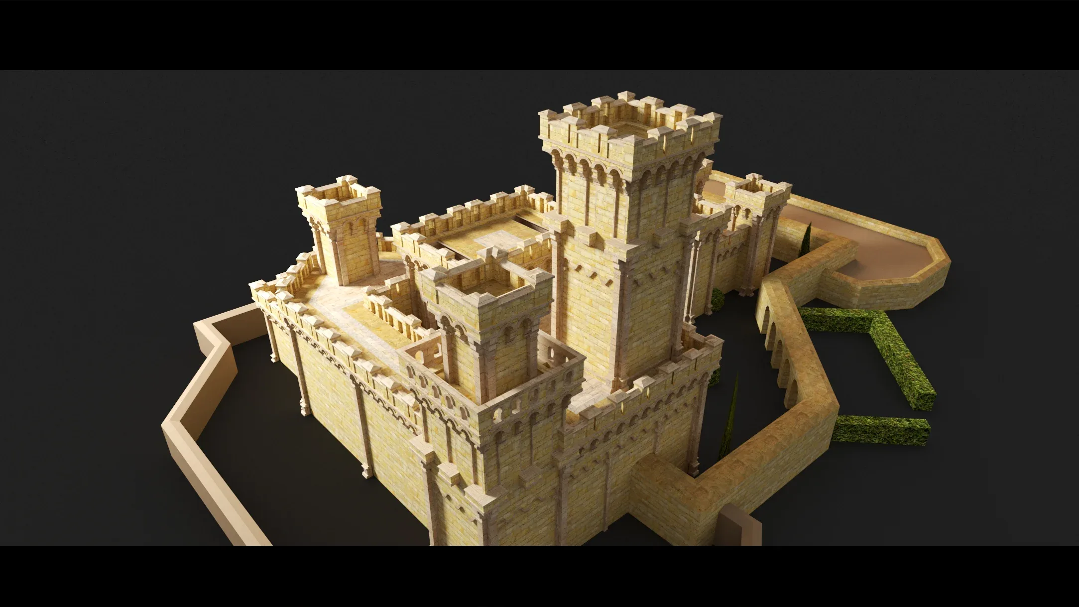 Old Castle- 3d Model