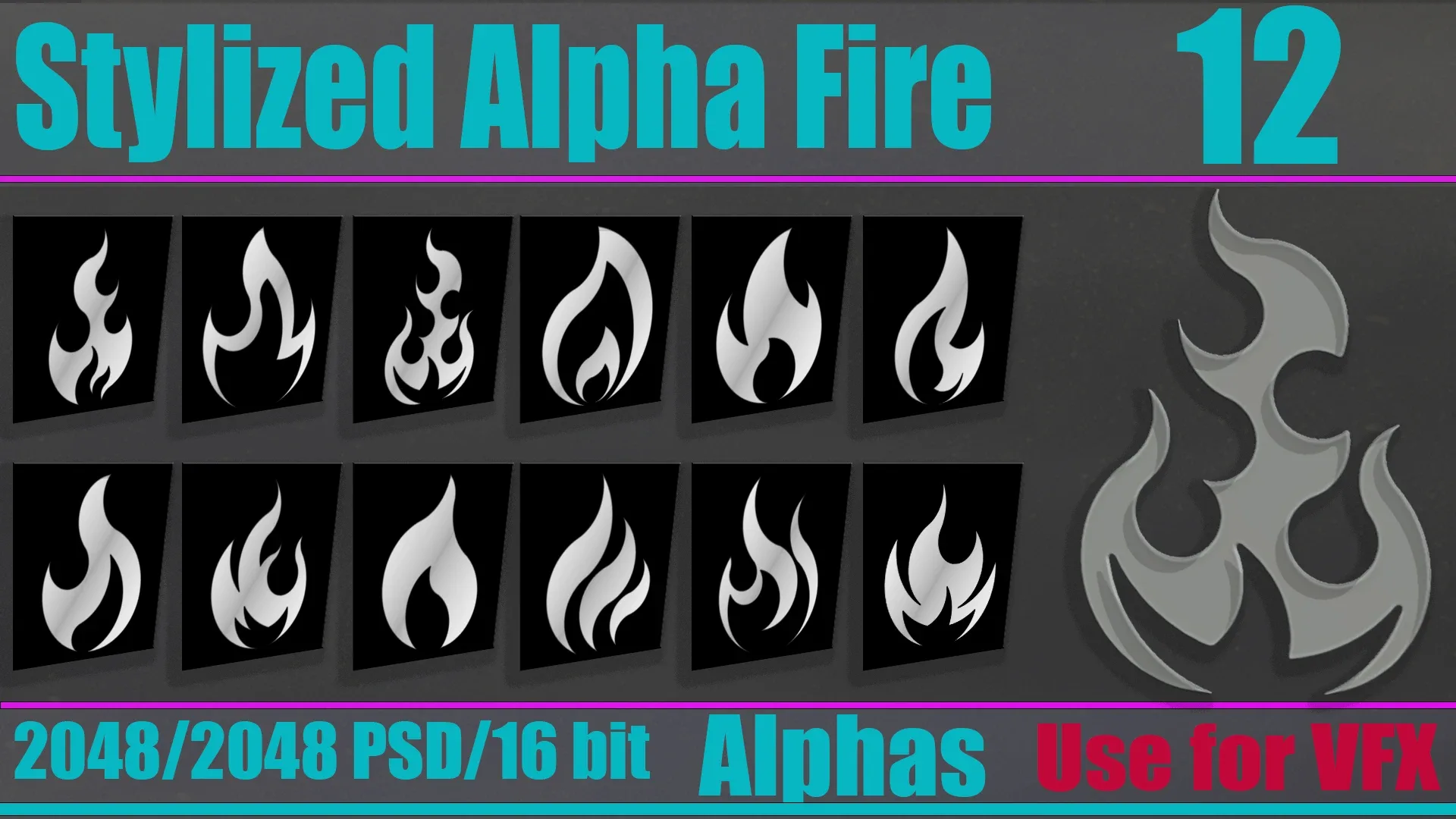 Stylized Alpha Fire