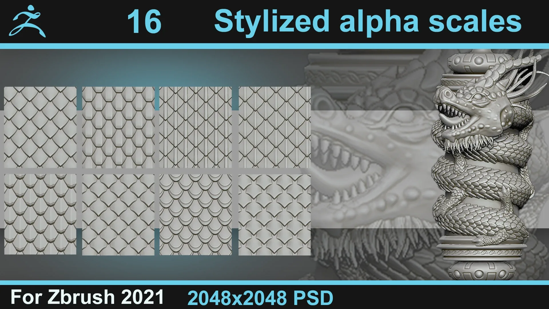 Stylized alpha Scales