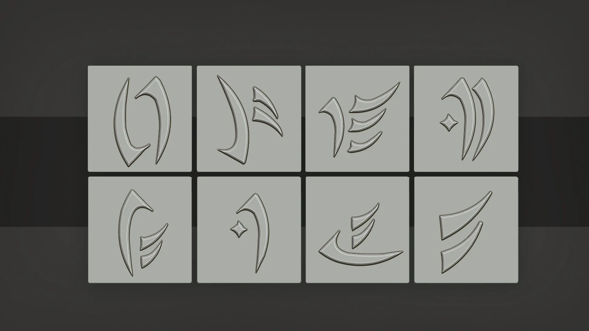 Stylized Magic Runes