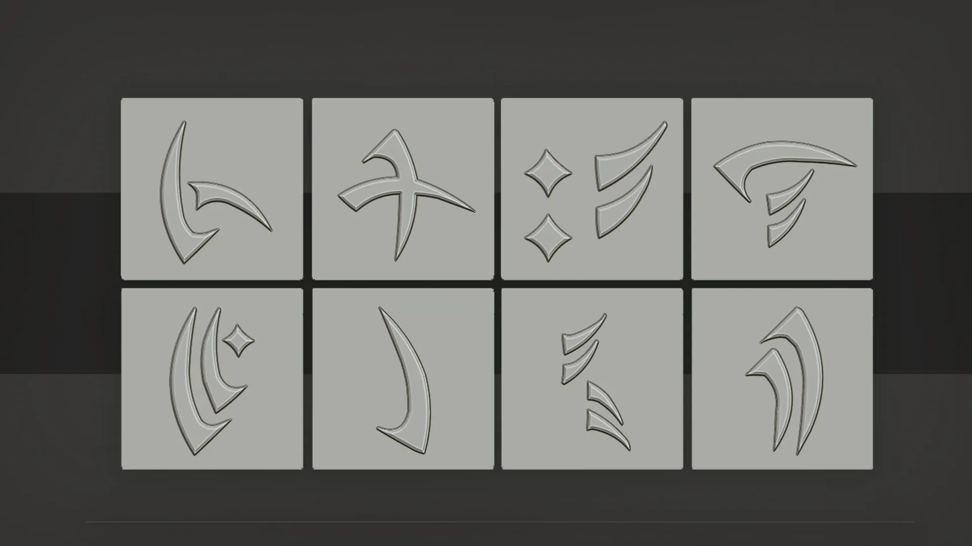 Stylized Magic Runes