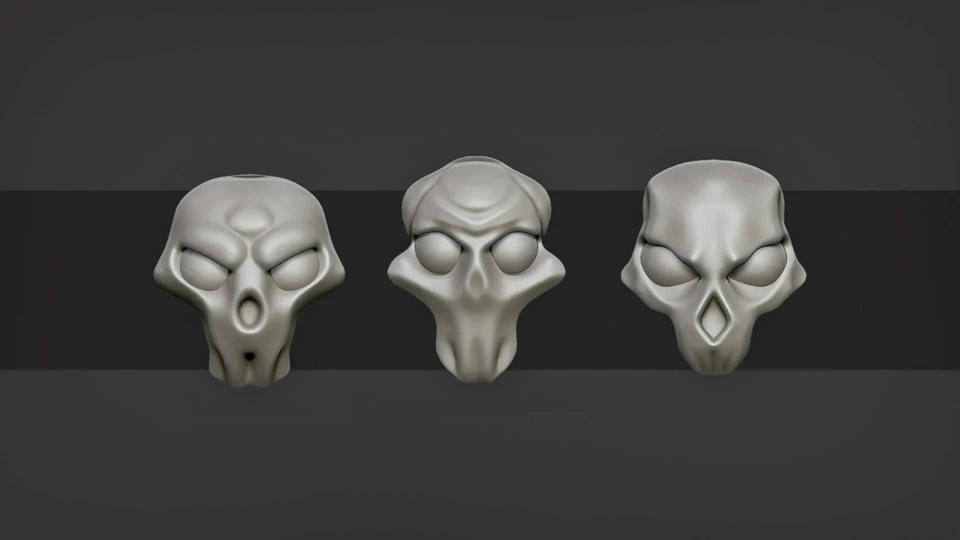 Stylized Skulls