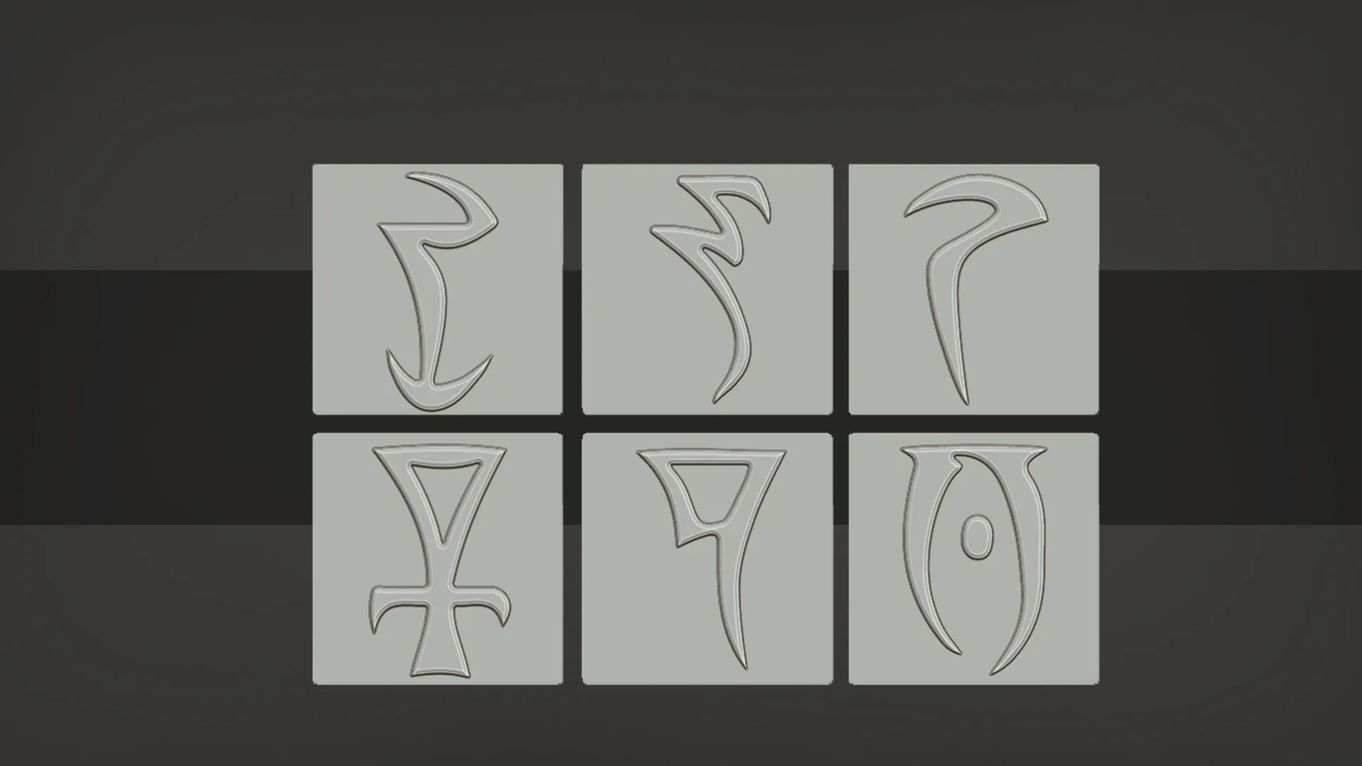 Stylized The Elder Scrolls Runes