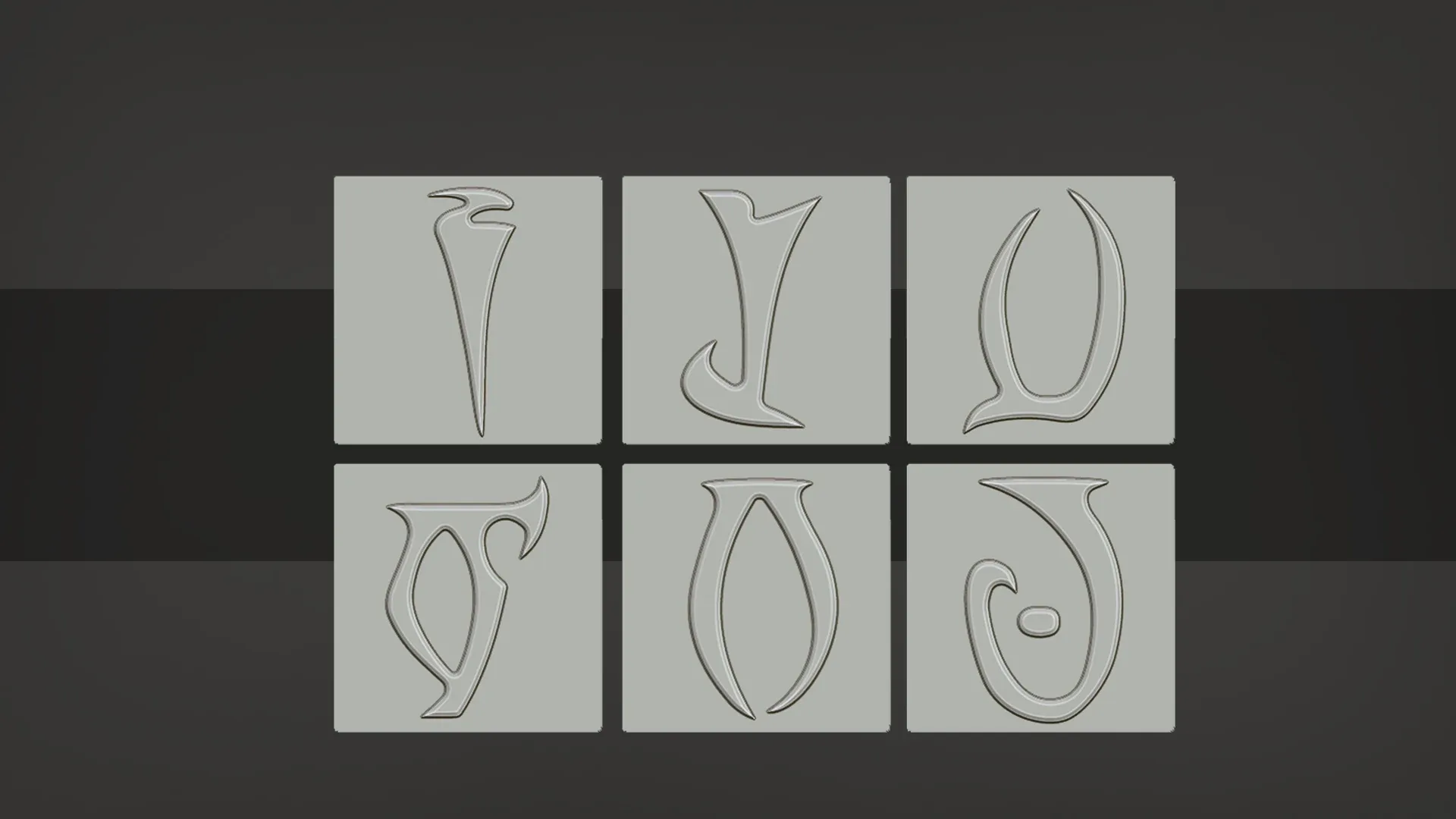 Stylized The Elder Scrolls Runes