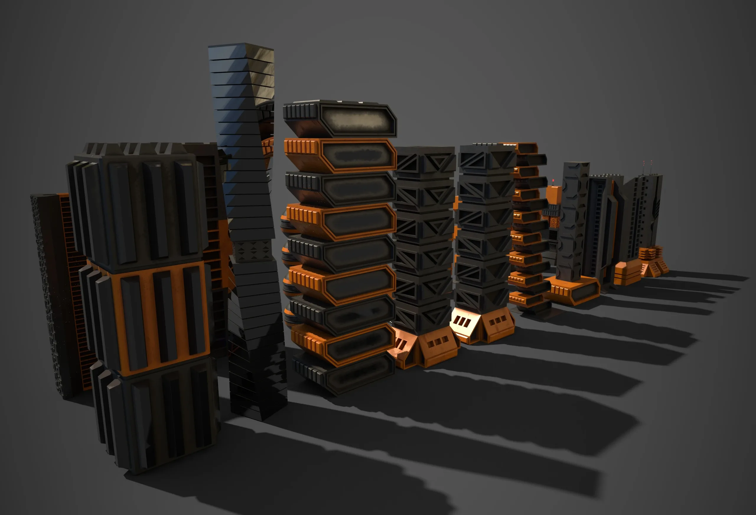 Sci-Fi Buildings Collection