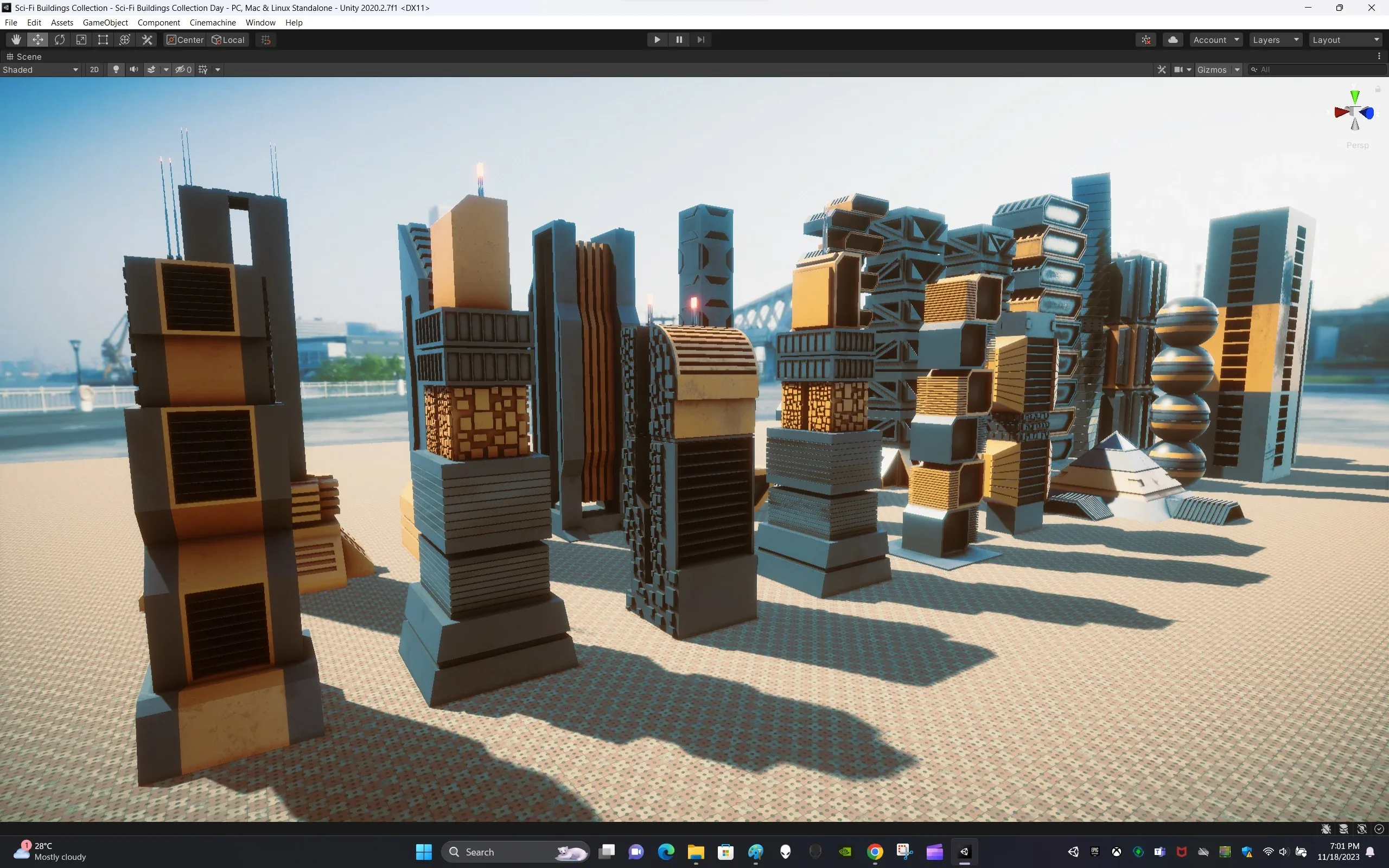 Sci-Fi Buildings Collection