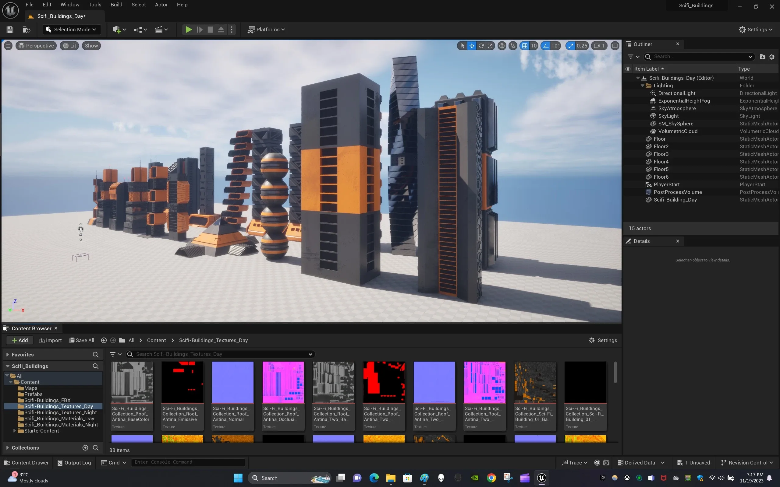 Sci-Fi Buildings Collection