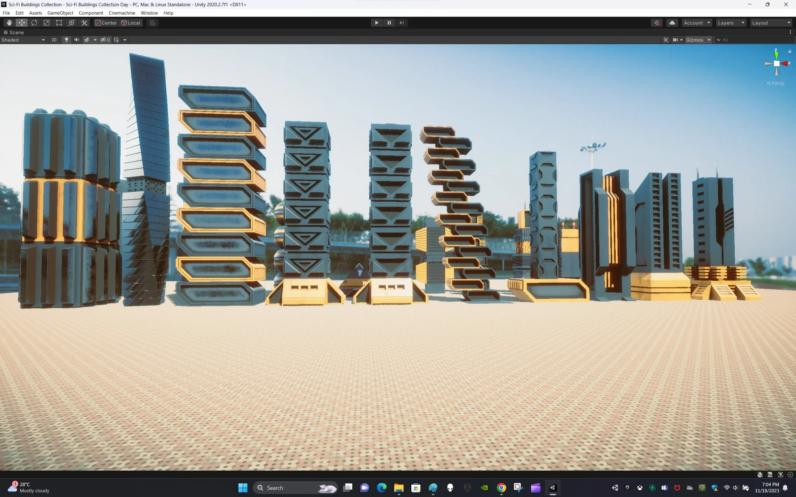 Sci-Fi Buildings Collection