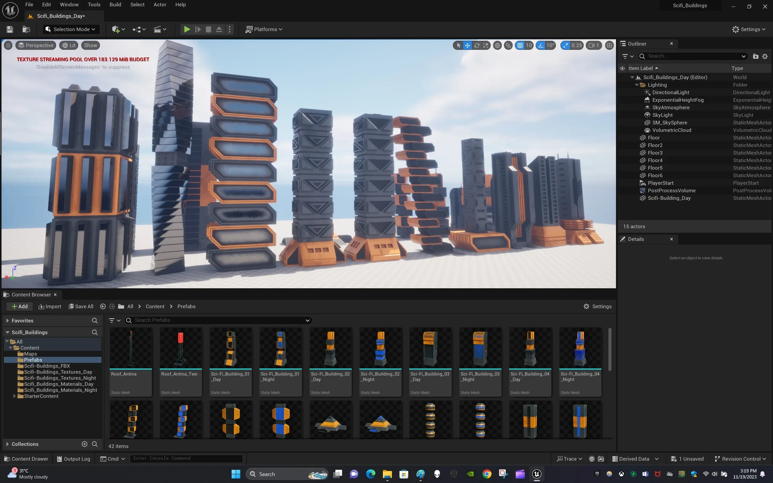 Sci-Fi Buildings Collection