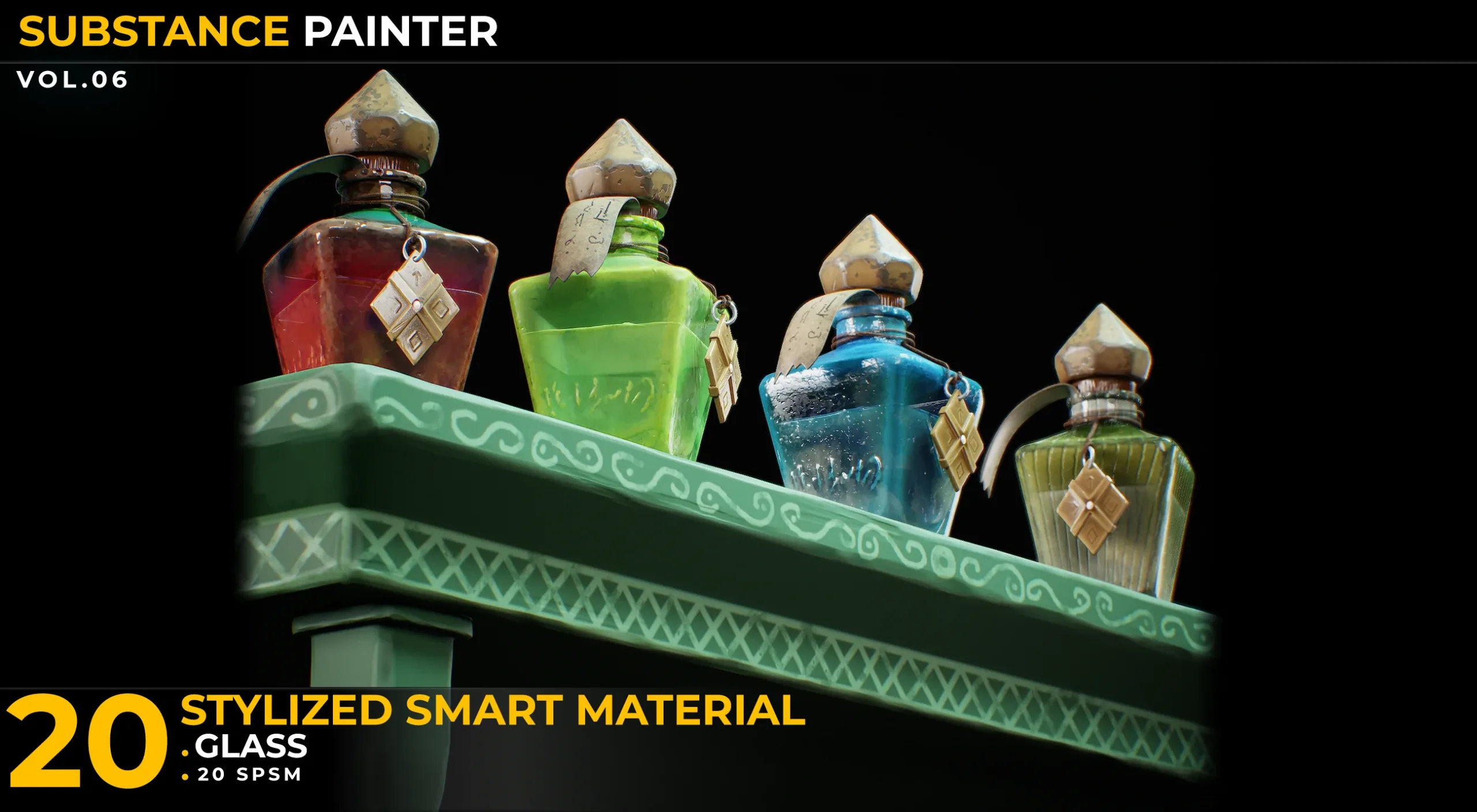 20 Stylized Smart Materials Glass Vol 06