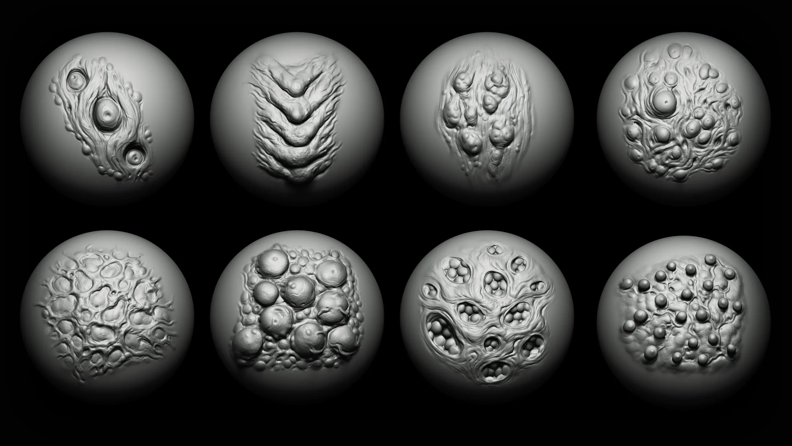 Zbrush + Blender Creature Maker 390 Brushes Bundle 20% OFF