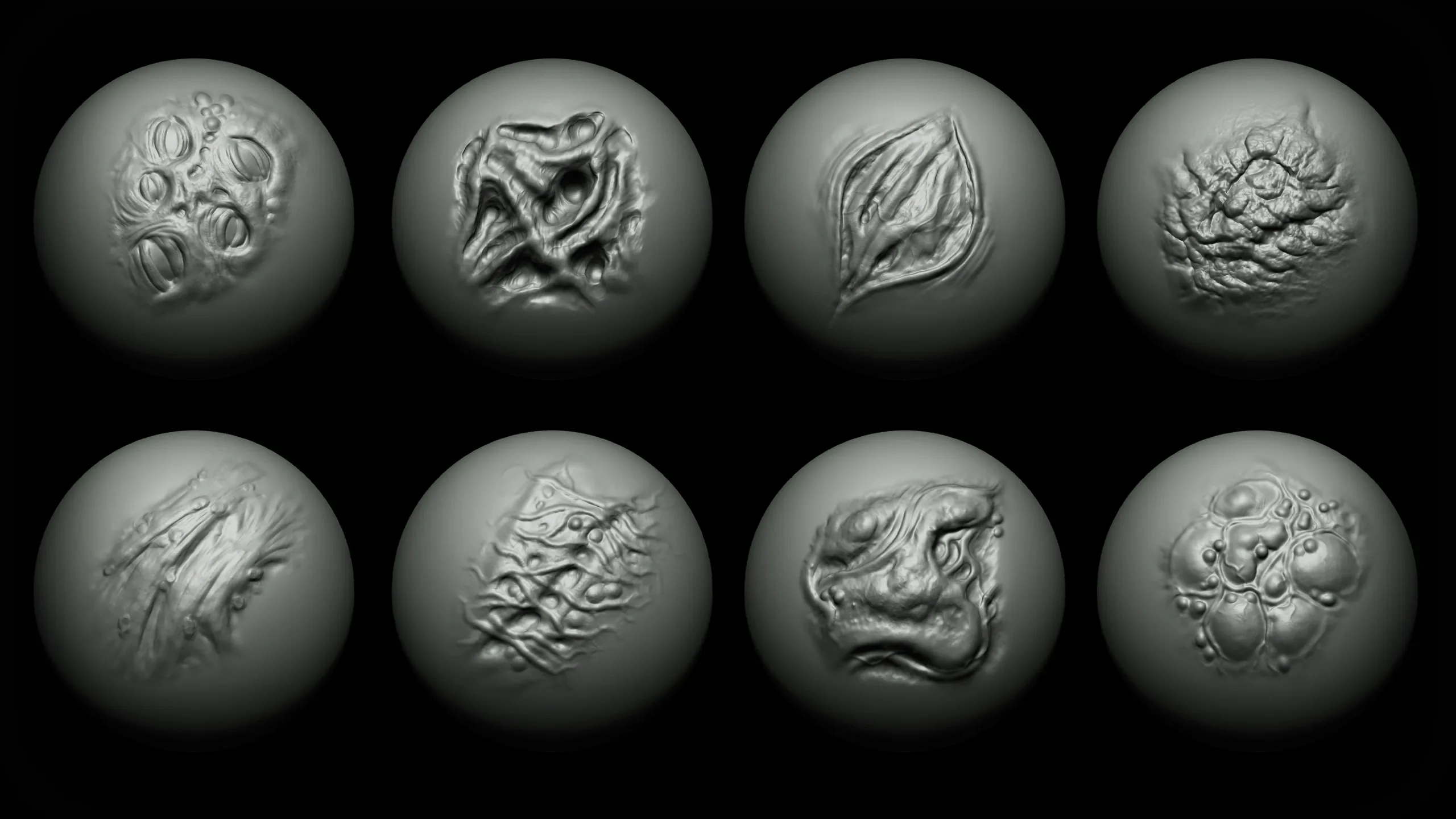 Zbrush + Blender Creature Maker 390 Brushes Bundle 20% OFF