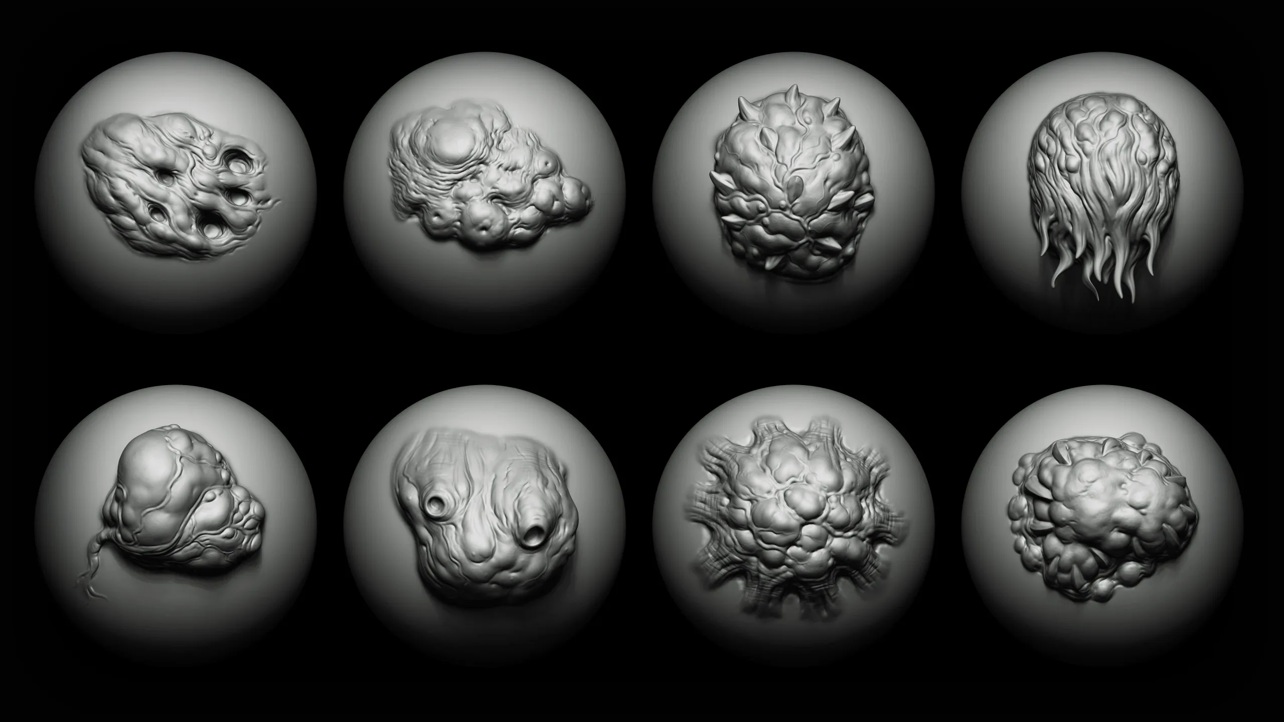 Zbrush + Blender Creature Maker 390 Brushes Bundle 20% OFF