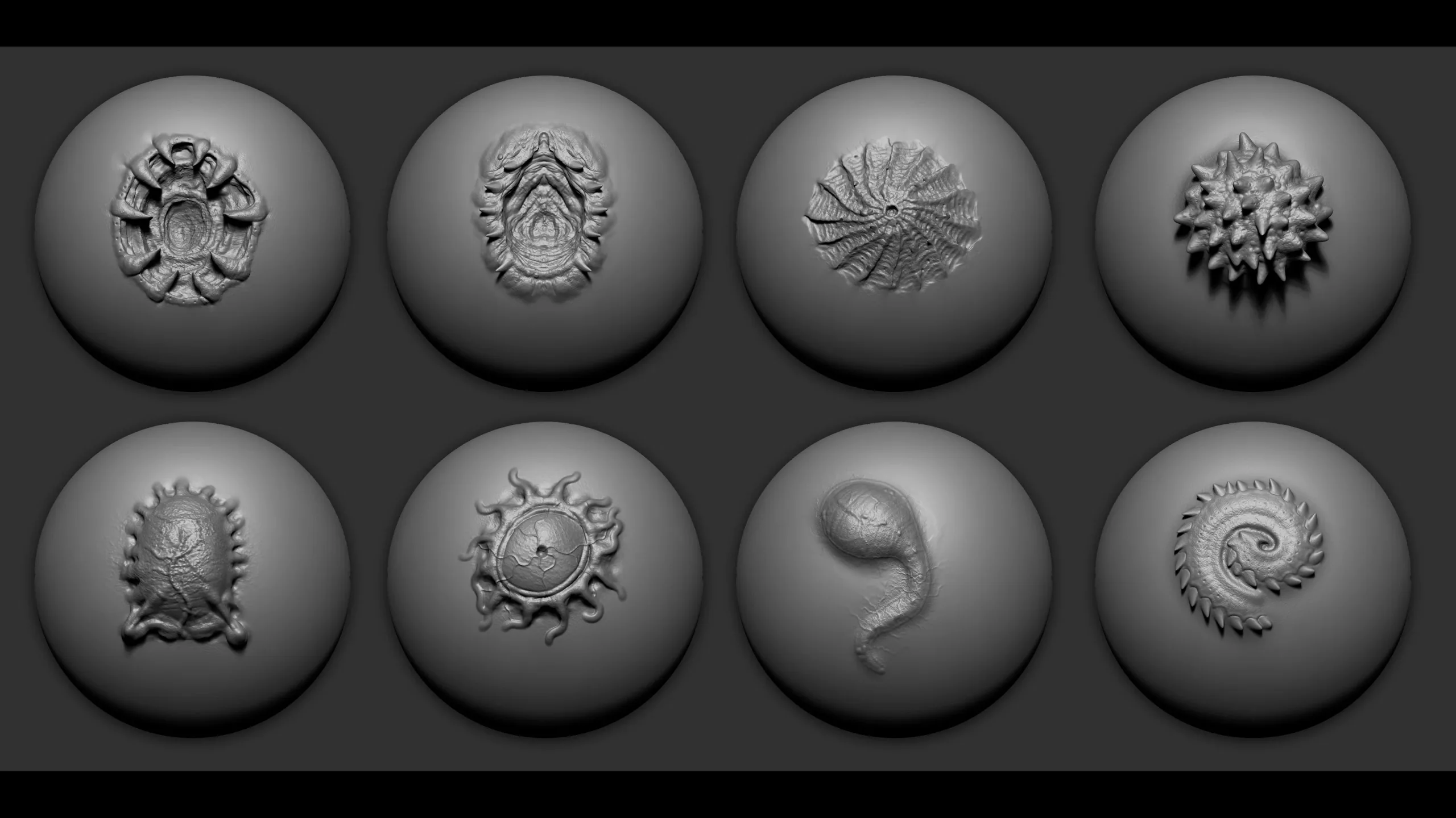 Zbrush + Blender Creature Maker 390 Brushes Bundle 20% OFF