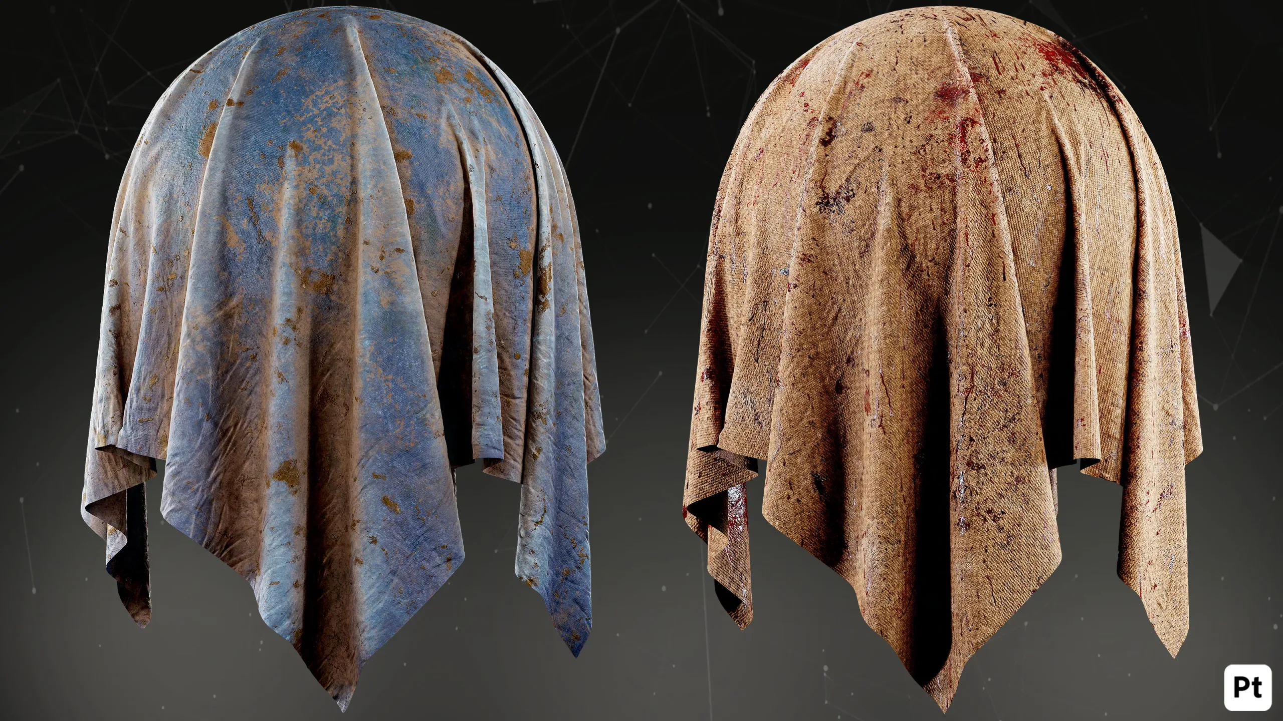 30 Post Apocalyptic Fabric Smart Materials For Substance Painter_vol03